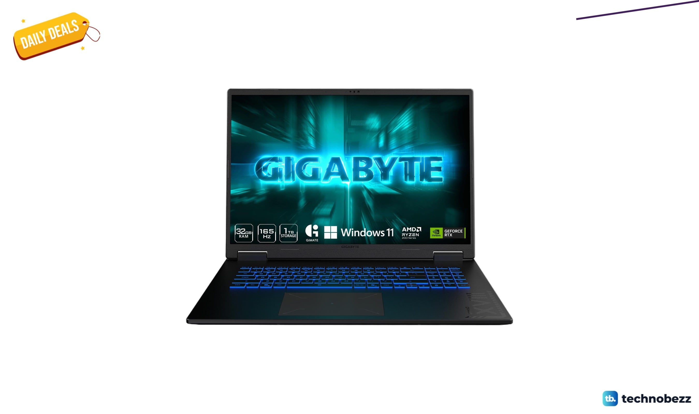 GIGABYTE Gaming A18 with 165Hz 2560x1600 display drops to $1611.68