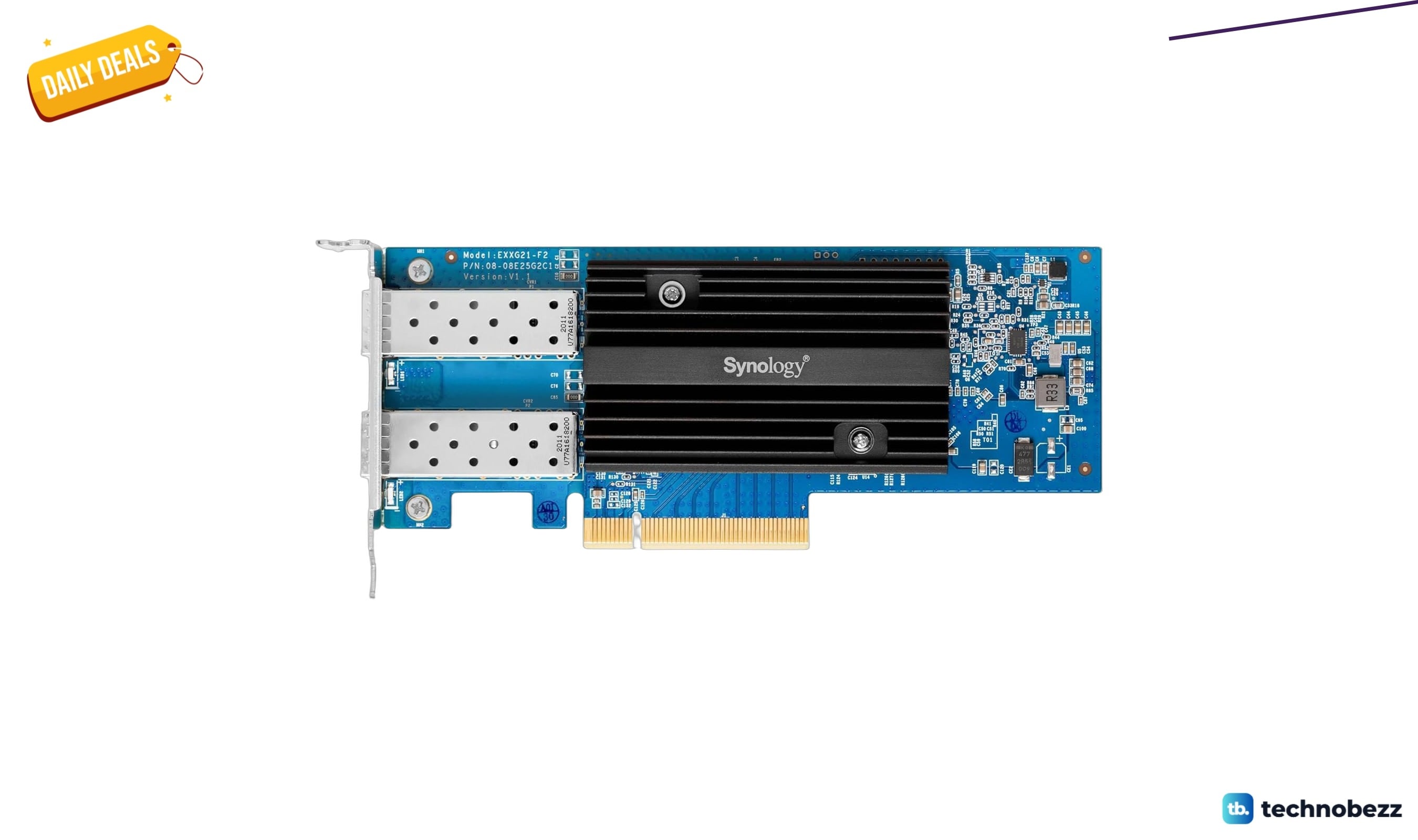 Synology E10G30-F2 Dual-Port 10GbE Network Adapter drops to $244.99