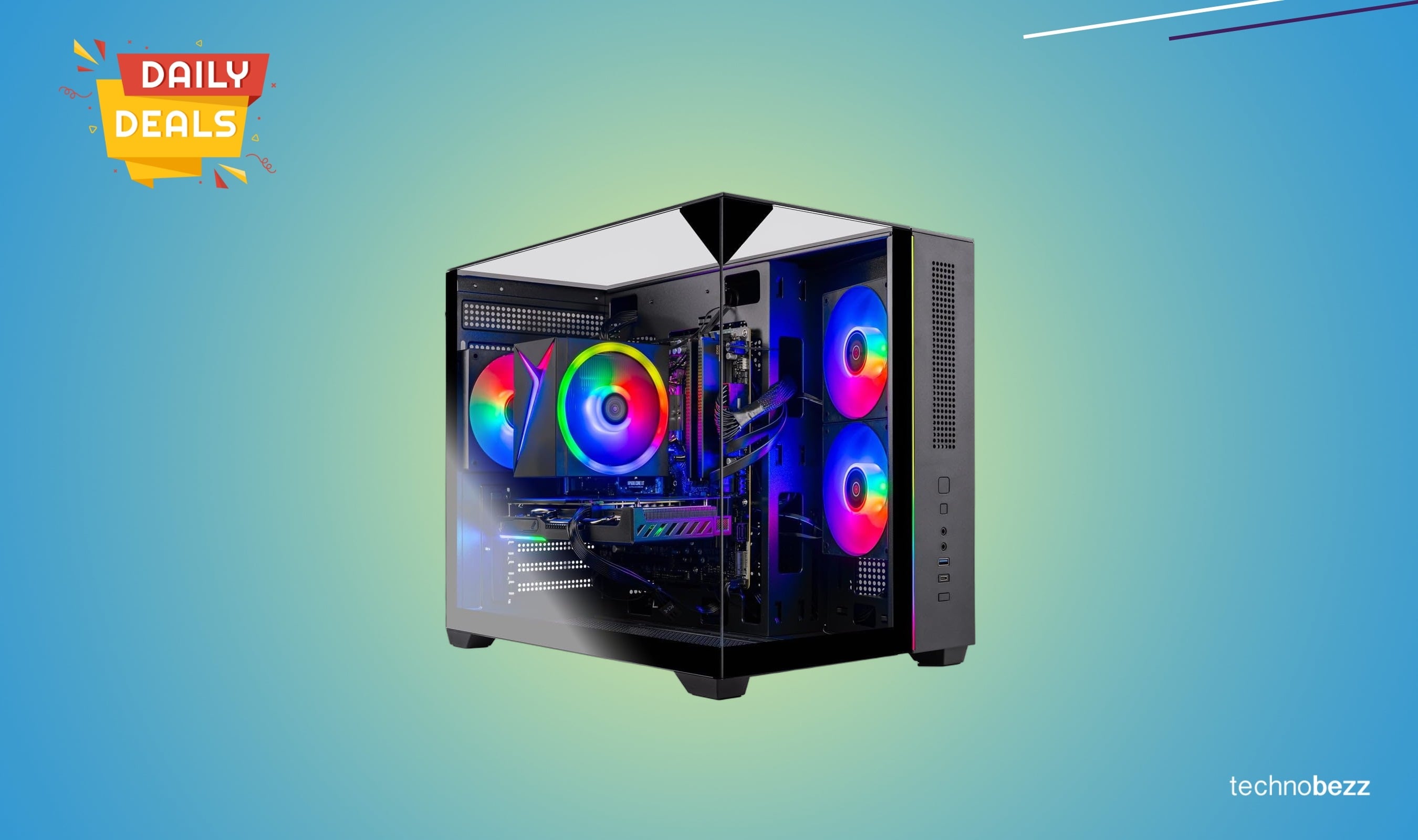 Skytech Gaming Crystal PC with AMD Ryzen 5 drops to $901.24