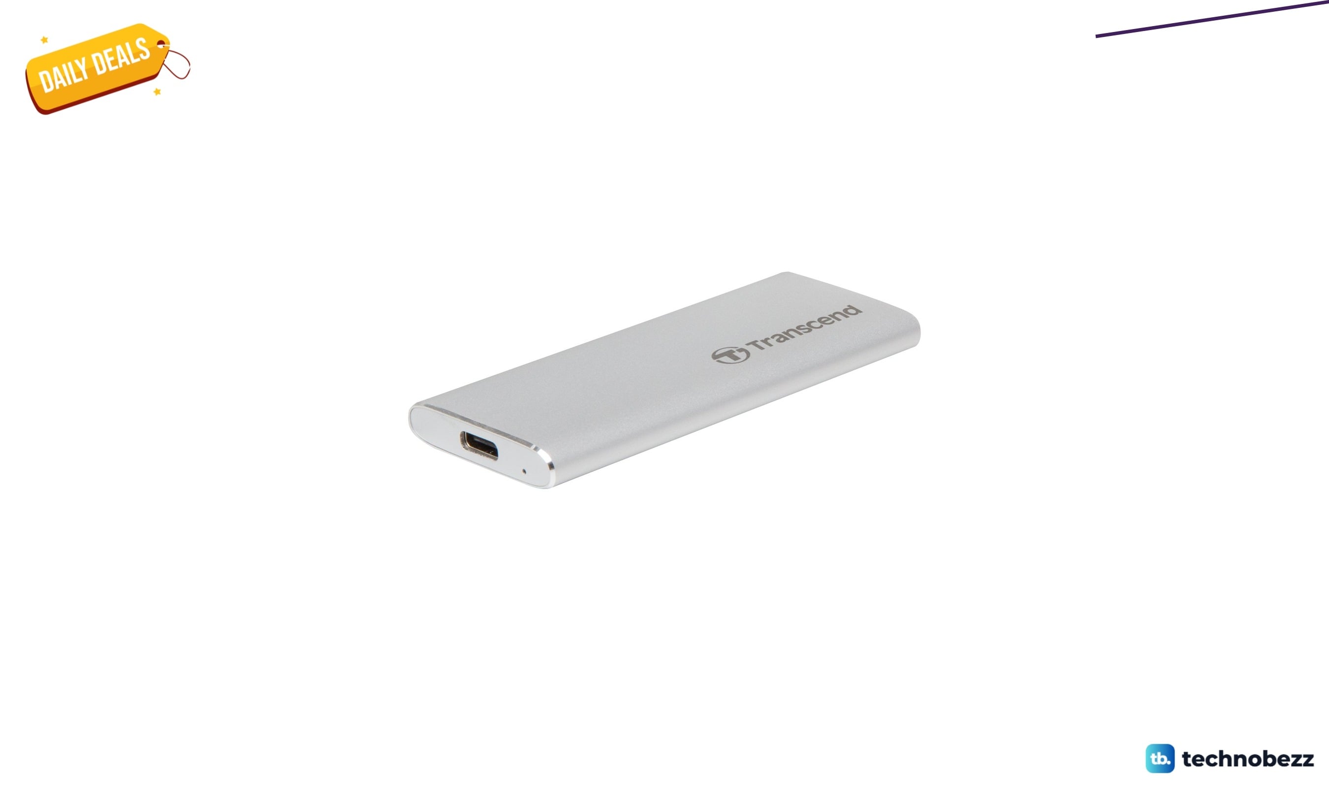 Transcend 250GB ESD260C Portable SSD on sale for $89.18