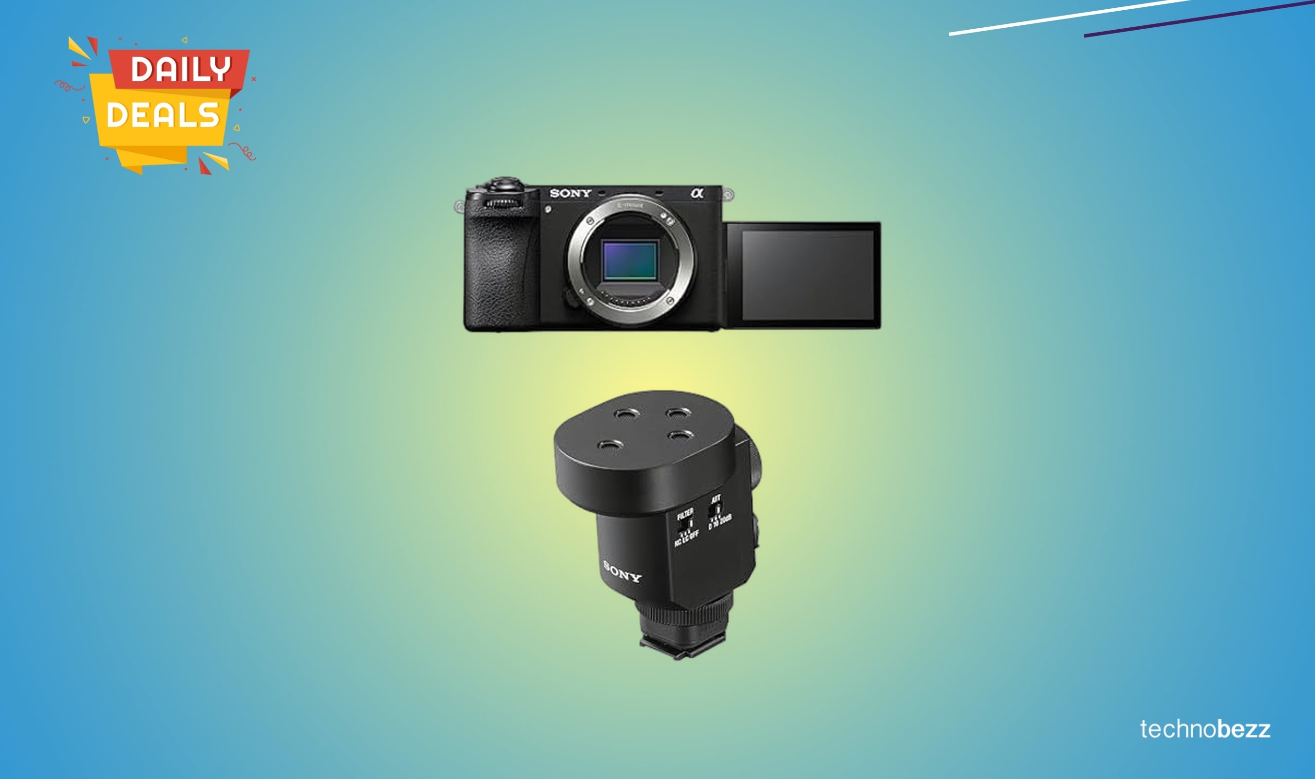 Sony Alpha 6700 bundle with microphone drops to $1886