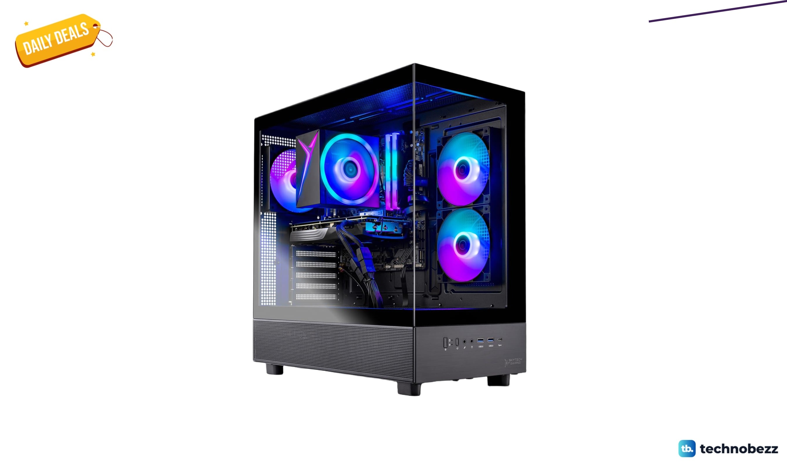 Skytech Gaming Azure 3 with AMD Ryzen 7 drops to $1279.99 at Amazon