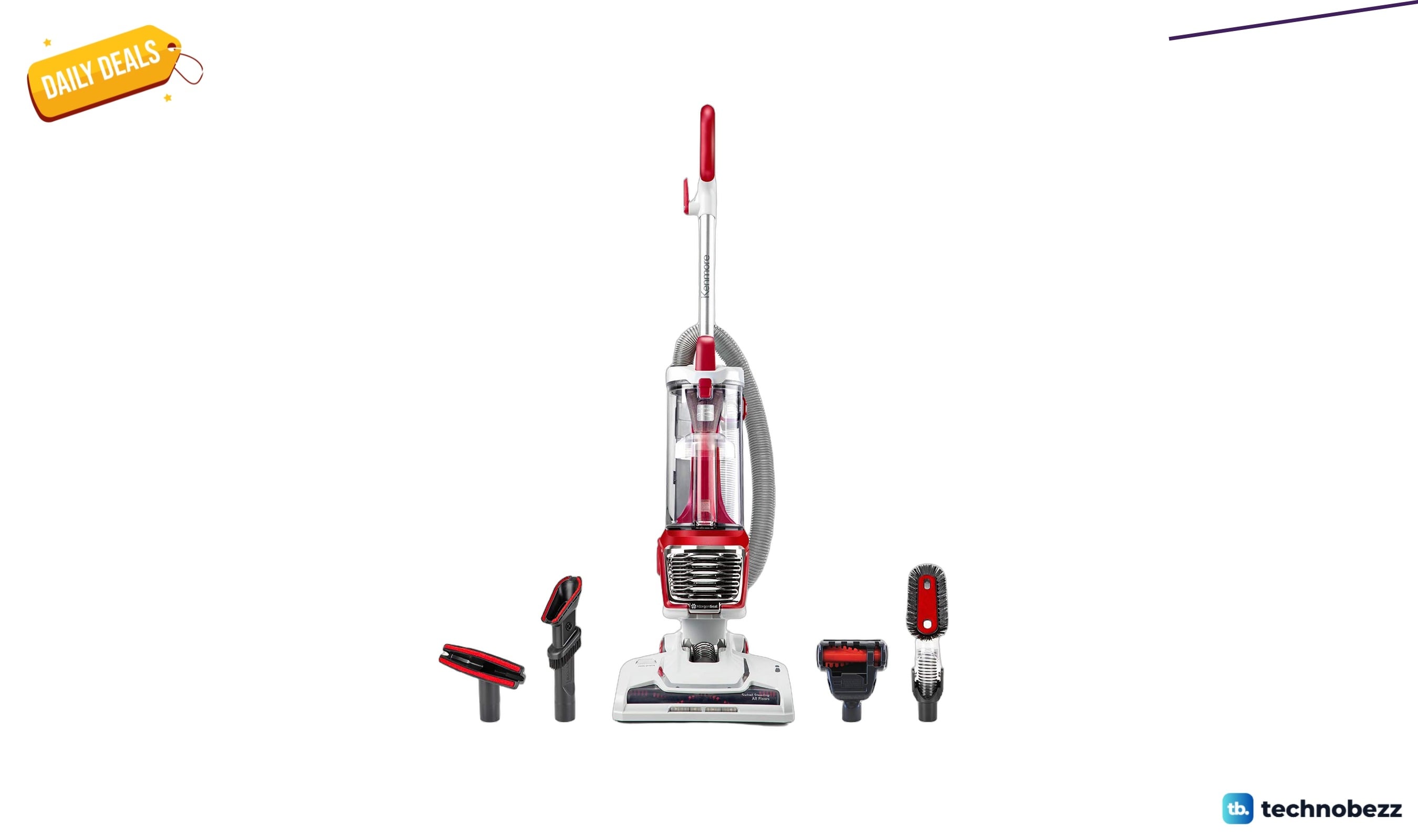 Kenmore DU2015 Bagless Upright Vacuum drops to $128 on Amazon