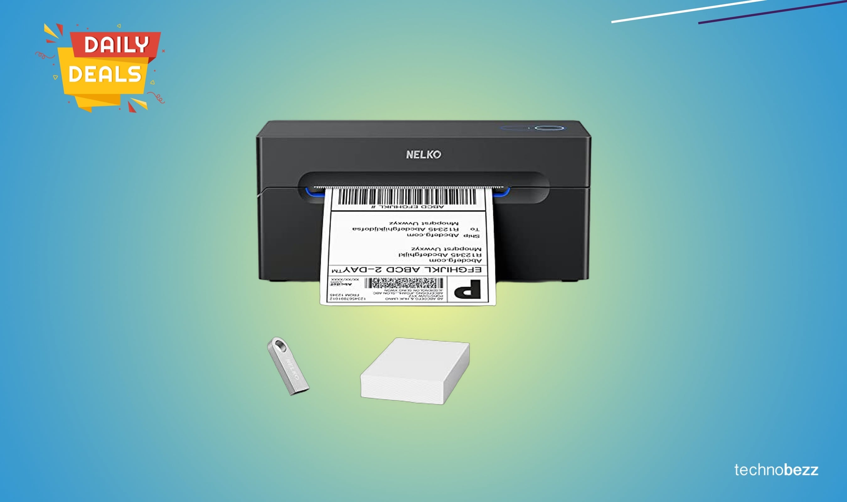 Nelko Bluetooth Thermal Shipping Label Printer drops to $69.99