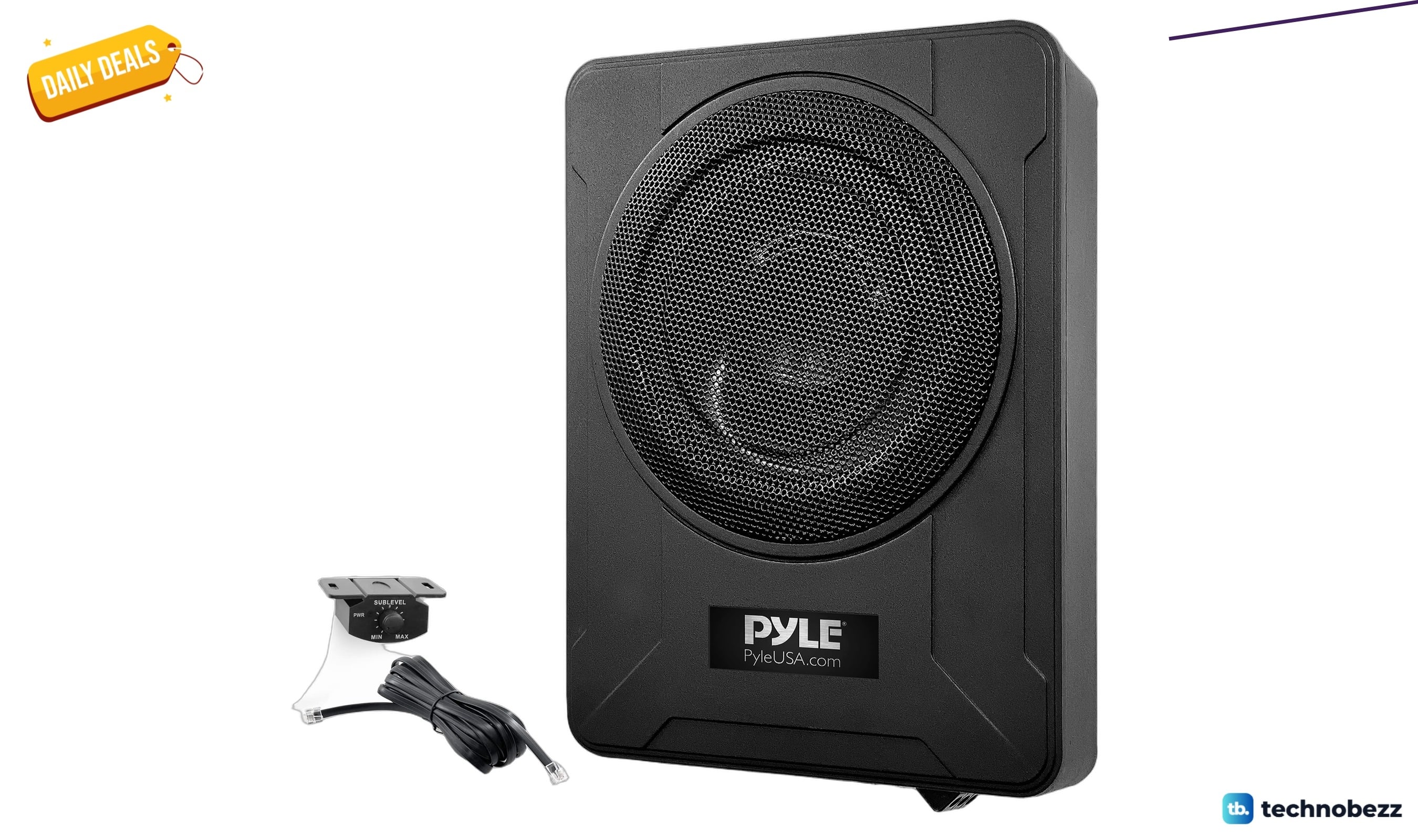 Pyle Low-Profile Amplified Subwoofer System drops to $131.99 on Amazon