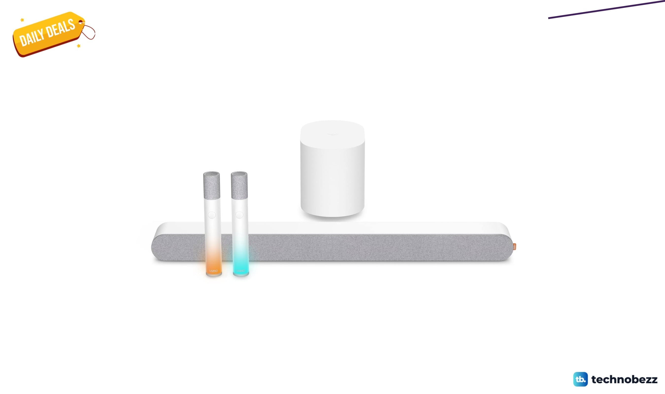 VIZIO MicMe 2.1 Karaoke Soundbar with Two Wireless Mics Hits New Low at $198