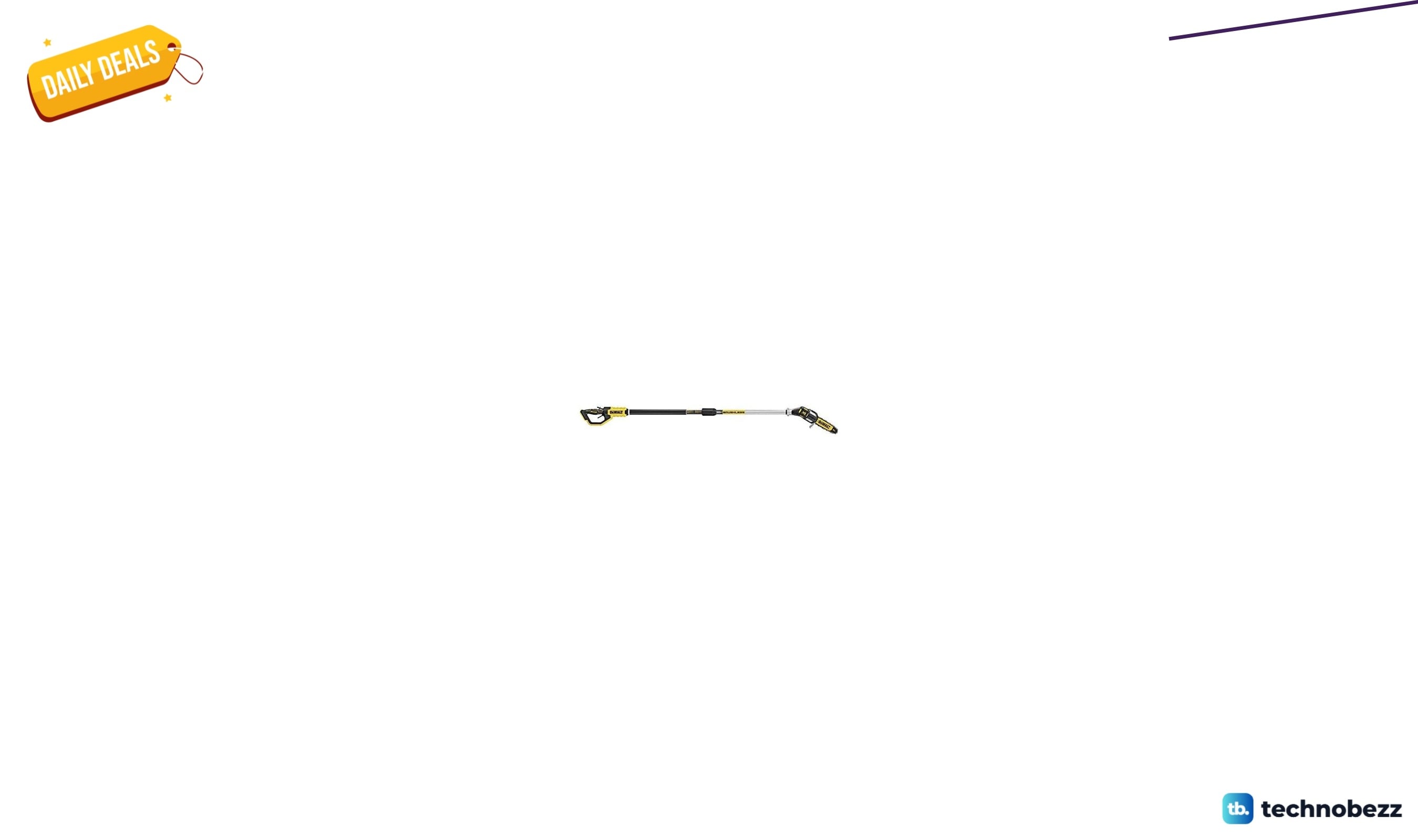 Woot Offers DEWALT 20V MAX XR Brushless Pole Saw for $149.99