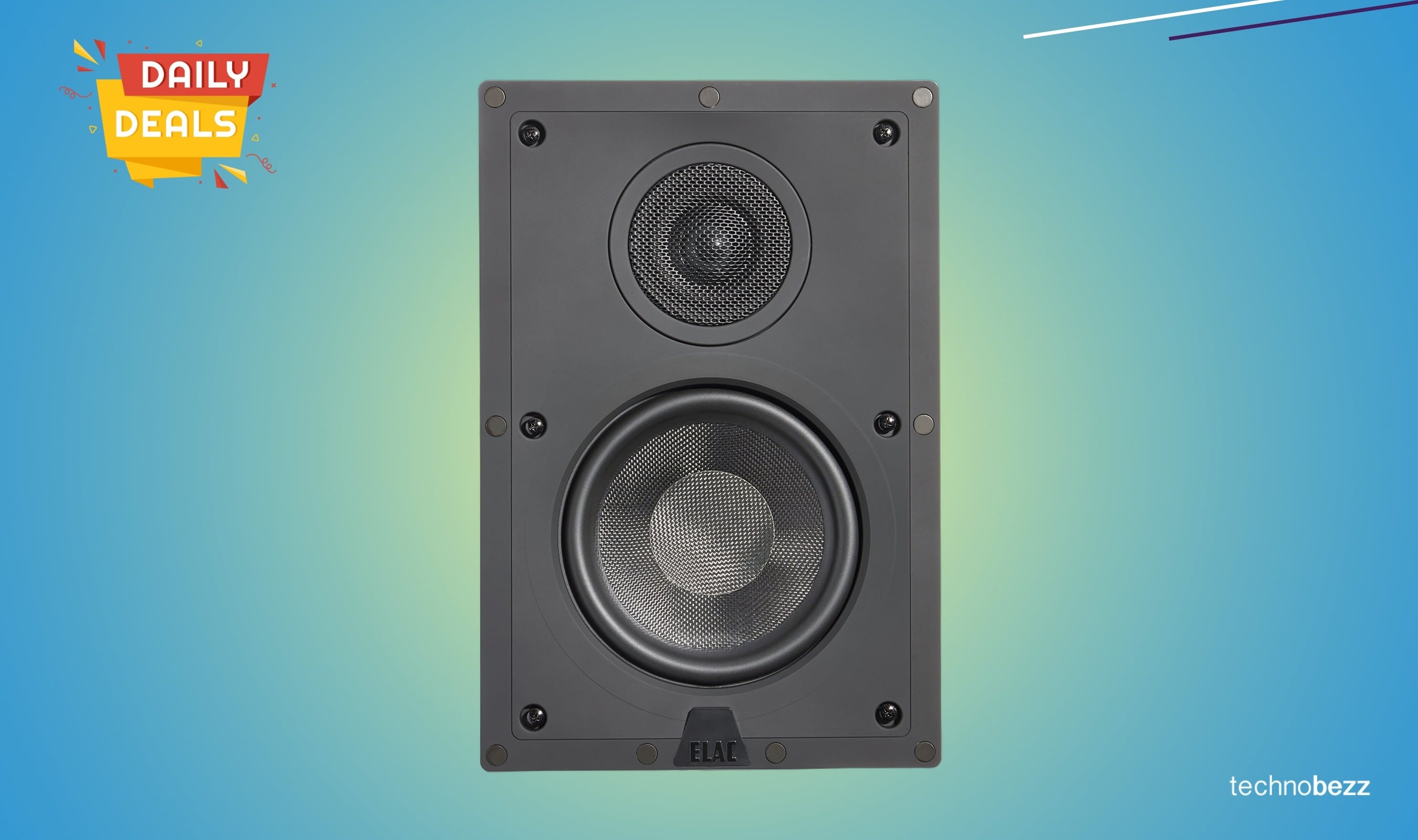 Elac Debut IW-D61-W in-wall speaker drops to $218.18