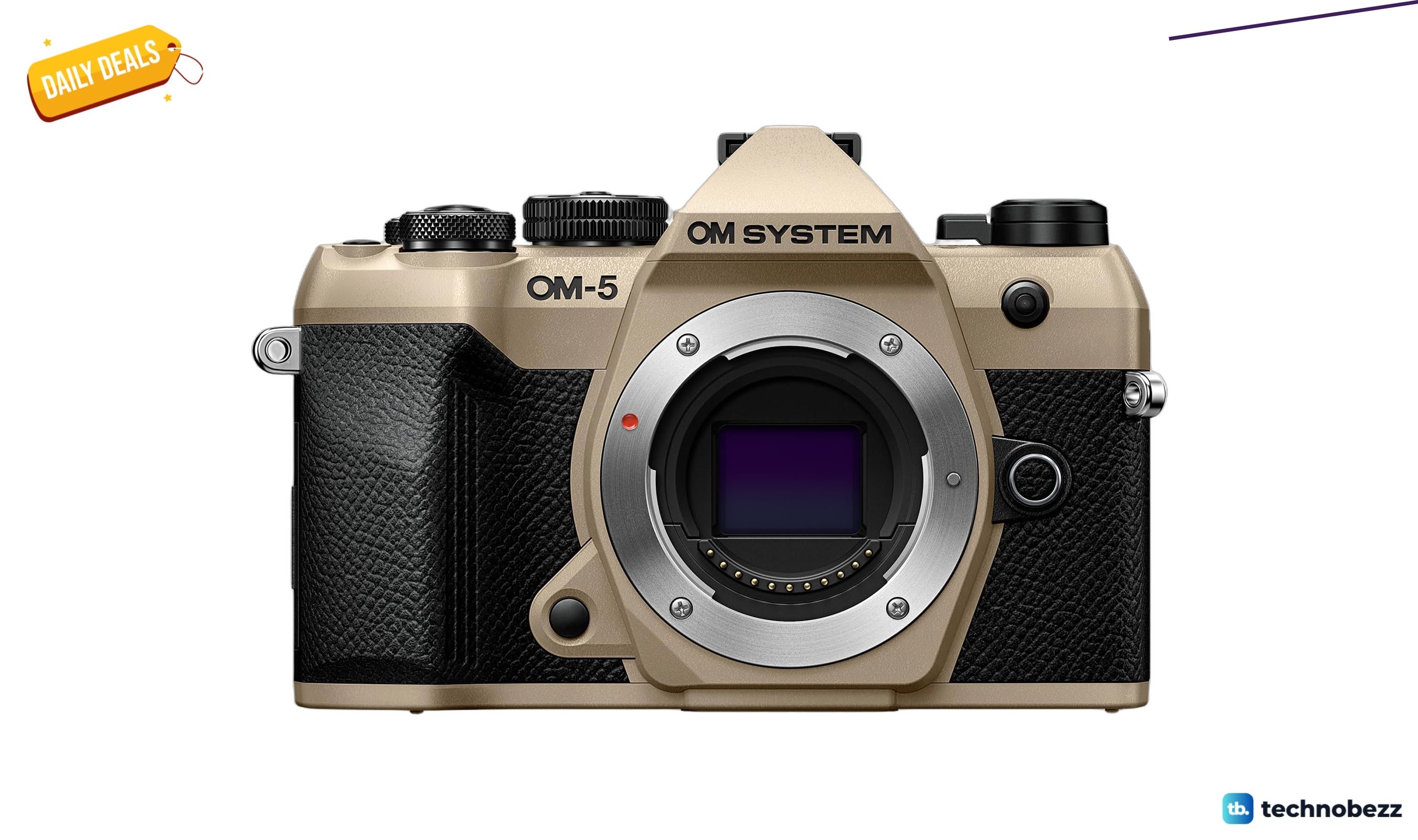 OM SYSTEM OM-5 Mark II Body Sand drops to $1049.99 on Amazon