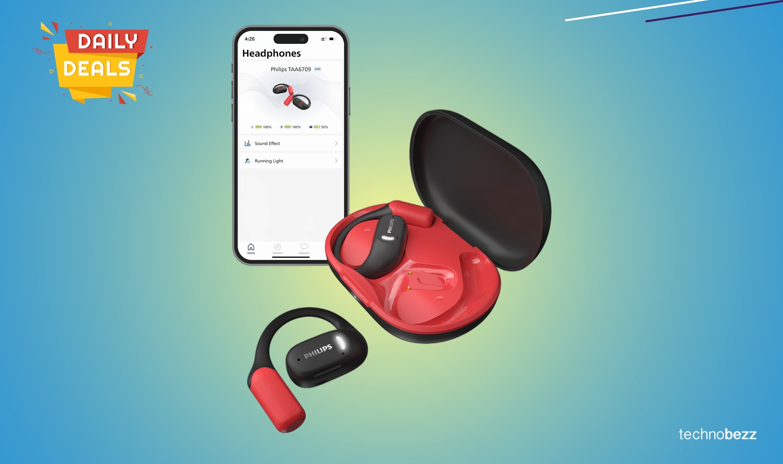 Philips A6709 open-ear headphones now available for $52.52