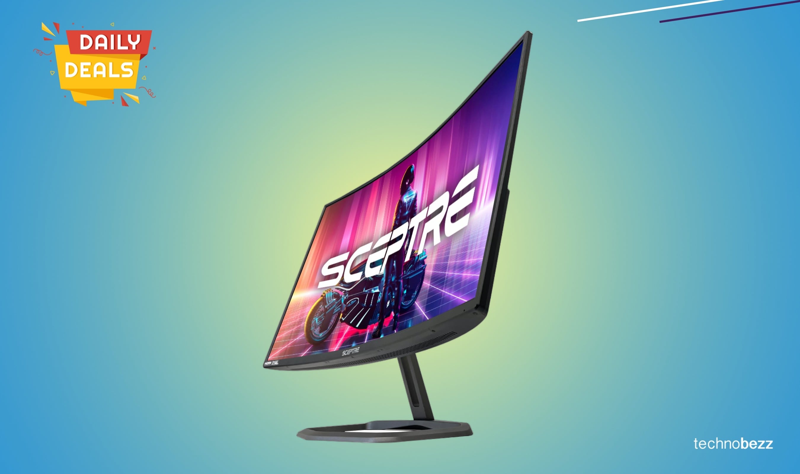 Sceptre Curved 32-Inch Gaming Monitor Drops to $179.97