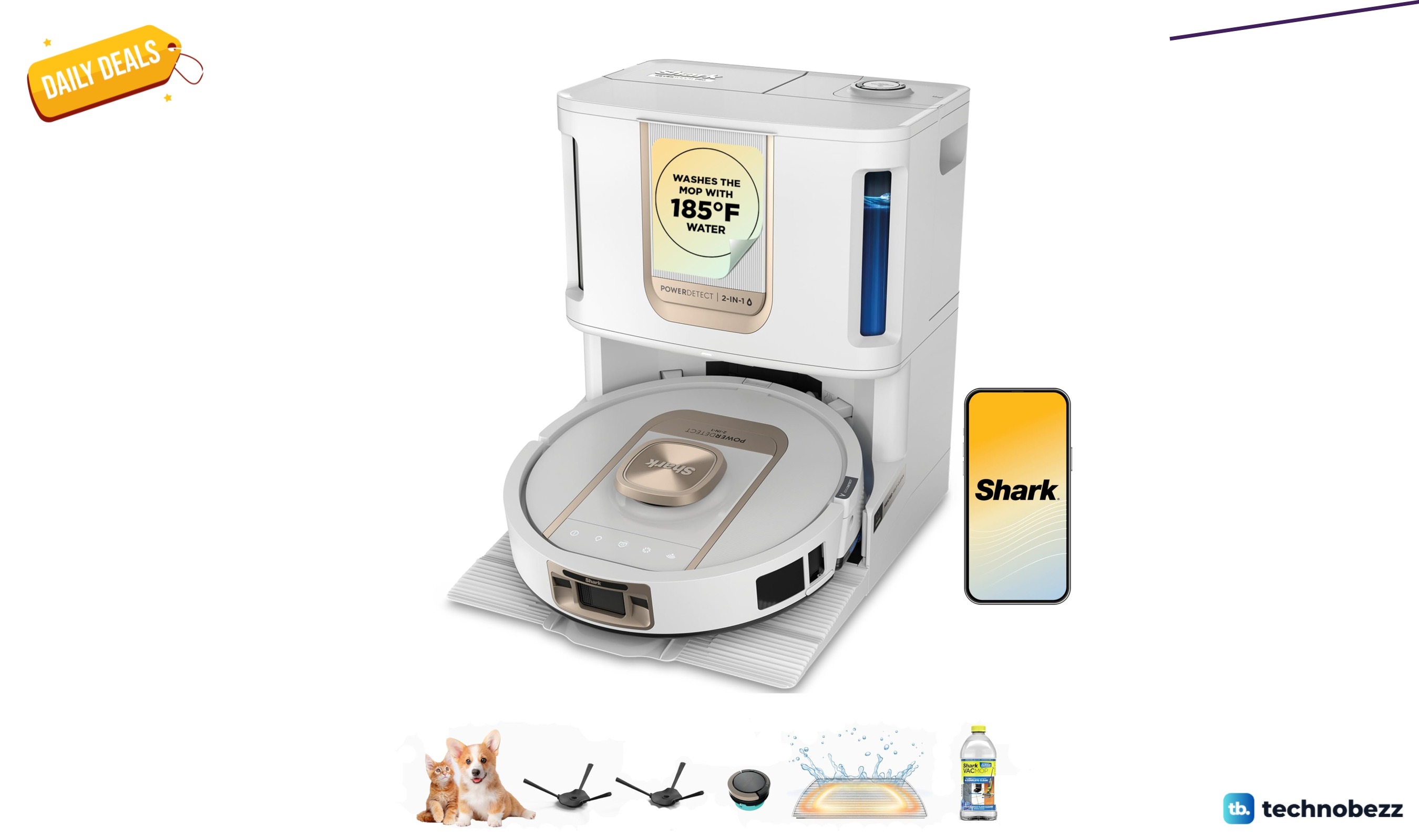 Shark PowerDetect Robot Vacuum & Mop Combo gets an early Prime Big Deal Days price cut to $599.99