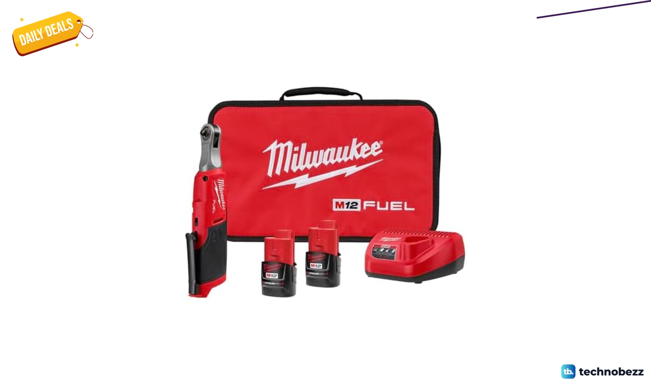 Woot offers the Milwaukee M12 Fuel 1/4 Inch Ratchet Kit for $168.61