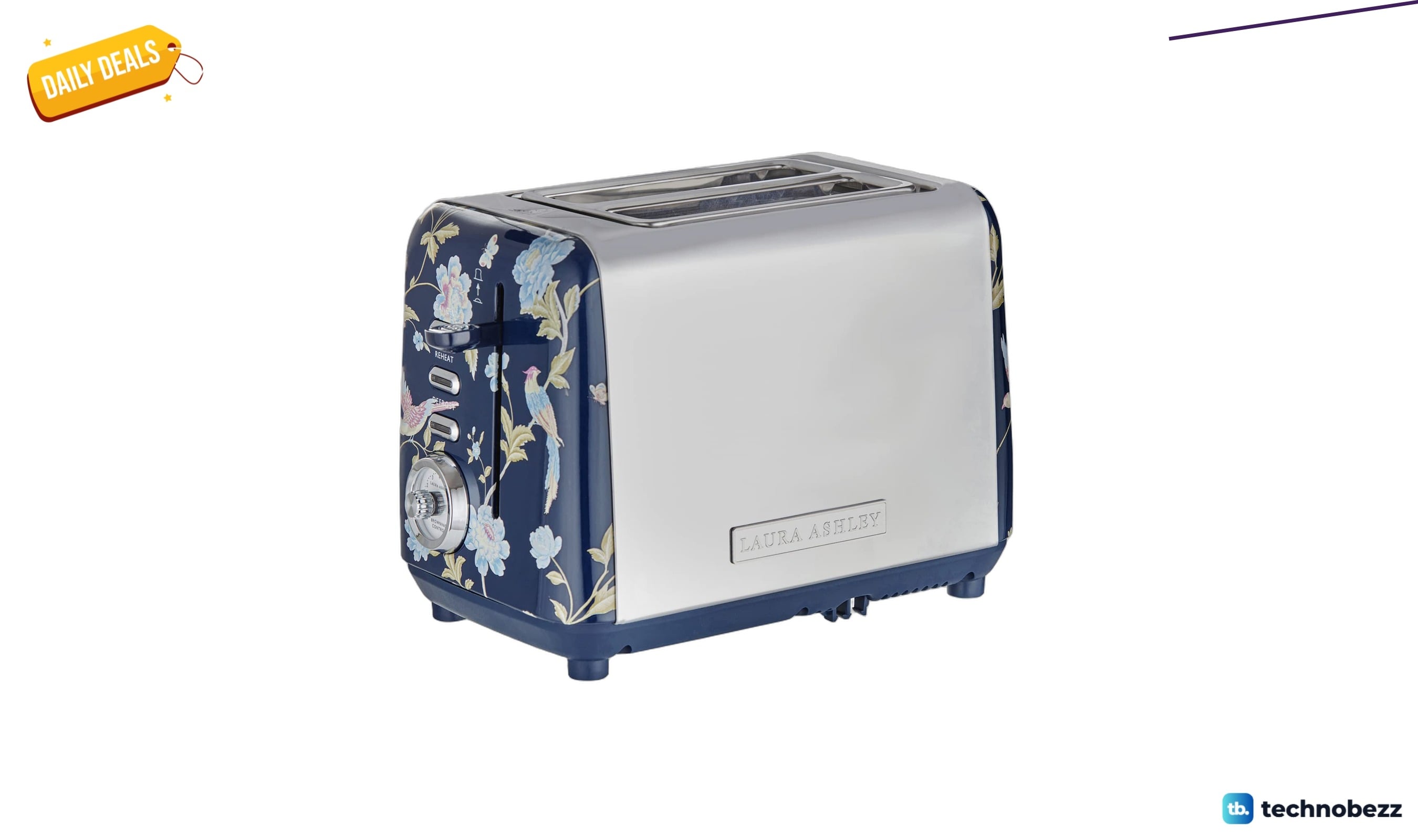 VQ Laura Ashley Stainless Steel 2 Slice drops to $62.99 in latest price cut