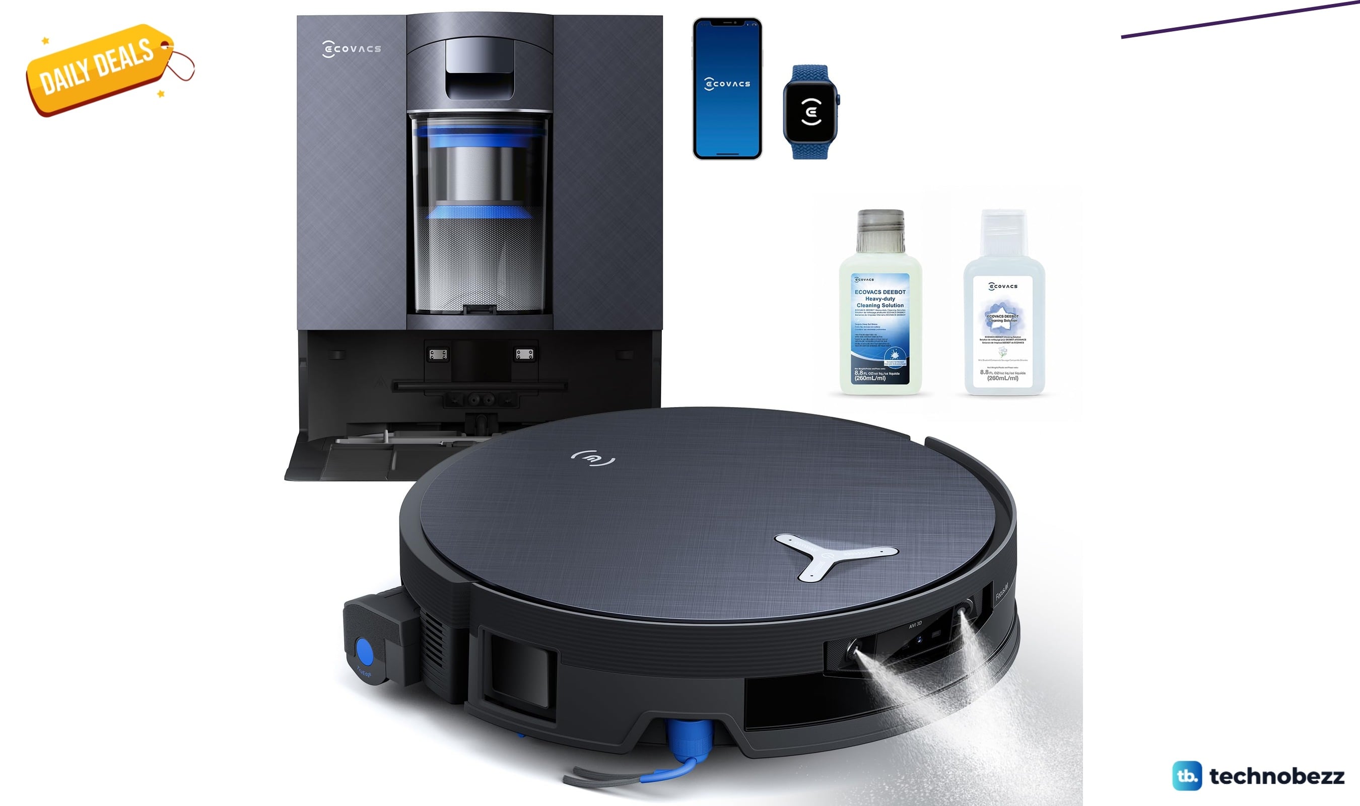 ECOVACS DEEBOT X12 OMNICYCLONE Robot Vacuum Mop falls to $899.00 before Prime Day