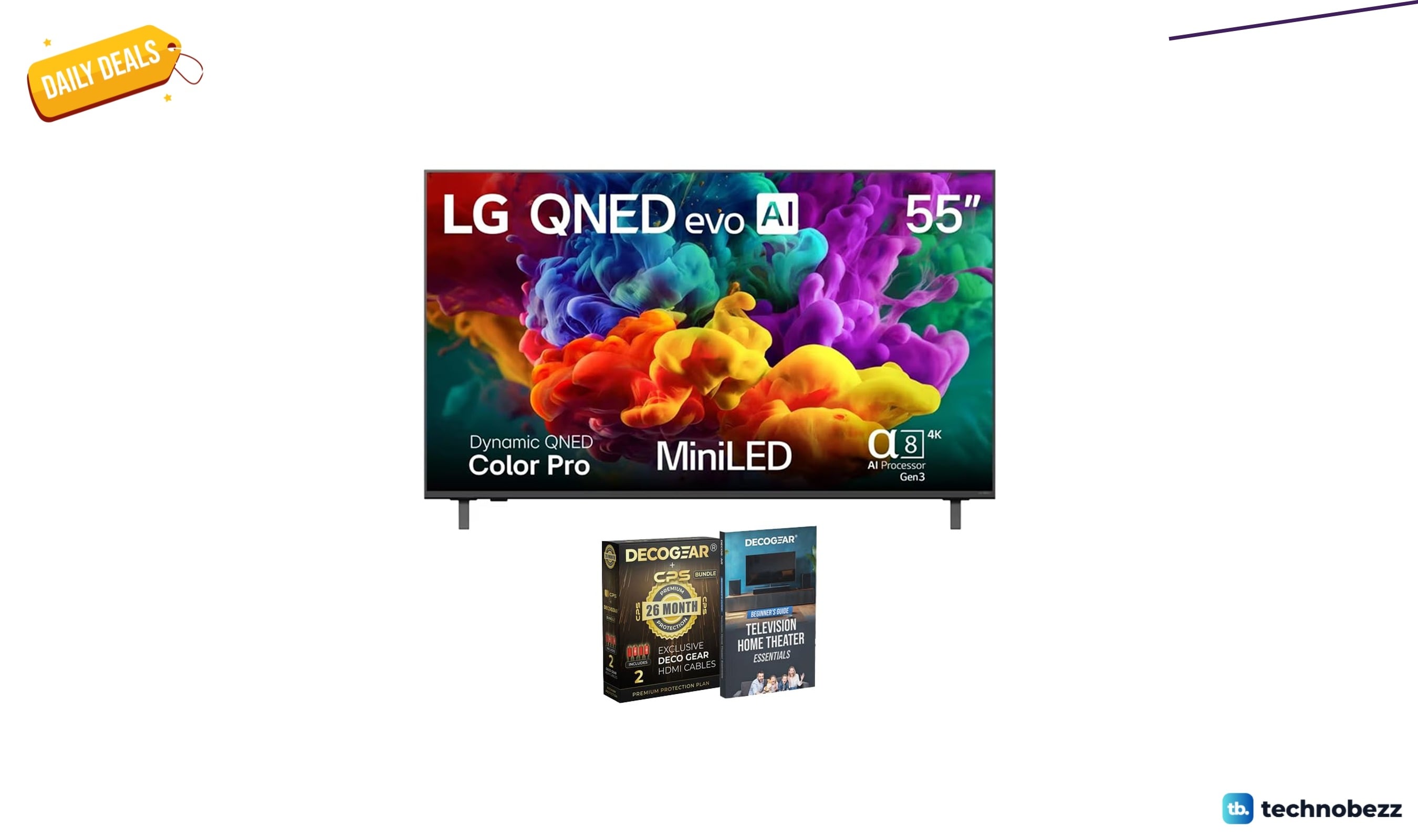 LG 55-inch QNED evo AI QNED84B Mini down to $649.99 in latest price cut