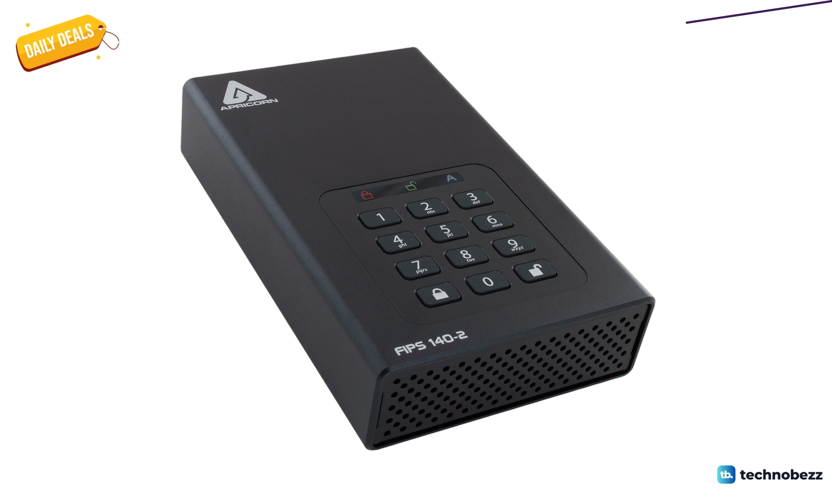 Apricorn Aegis Desktop Padlock FIPS 140-2 Validated drops to $676.50