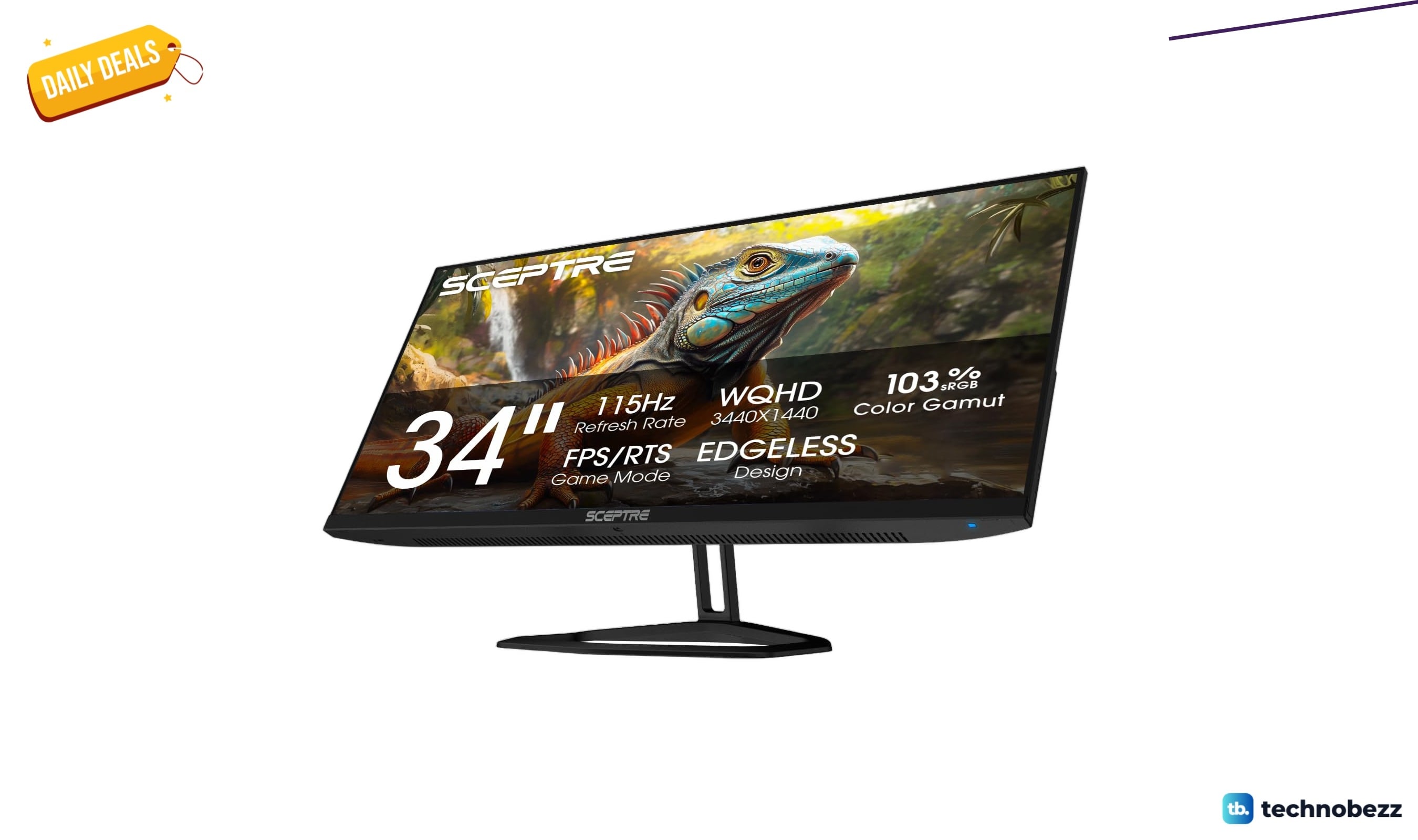 Sceptre Prime 34 inch Ultrawide Monitor drops to $179.97 on Amazon