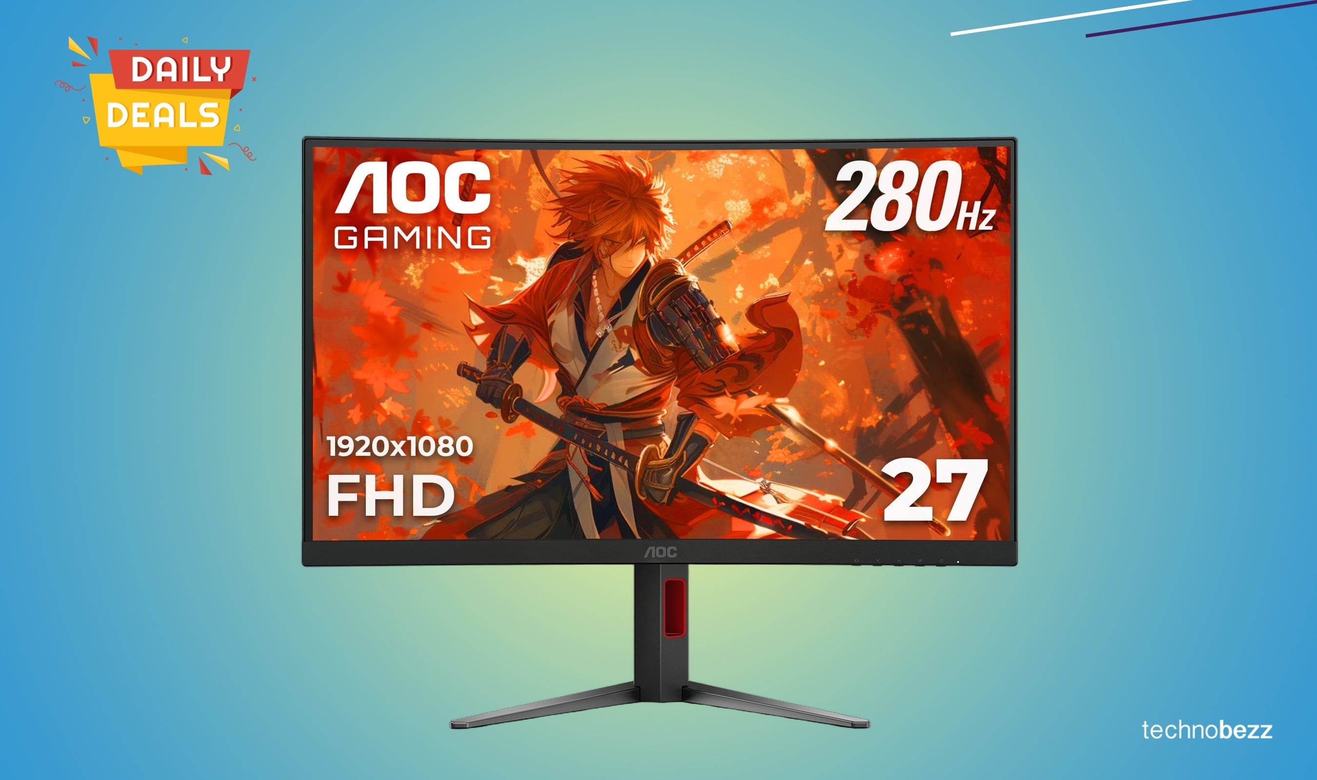 AOC 27-inch Curved Gaming Monitor drops to $139.99 on Amazon