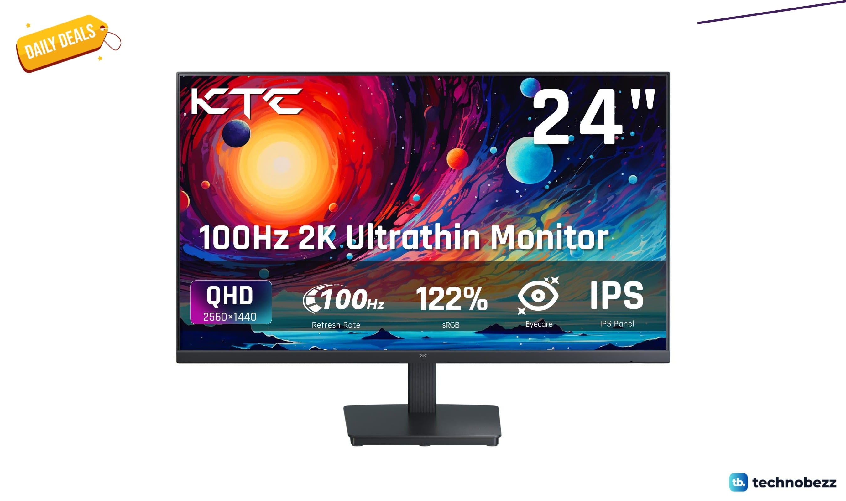 KTC QHD Computer Monitor price drops to $106.24