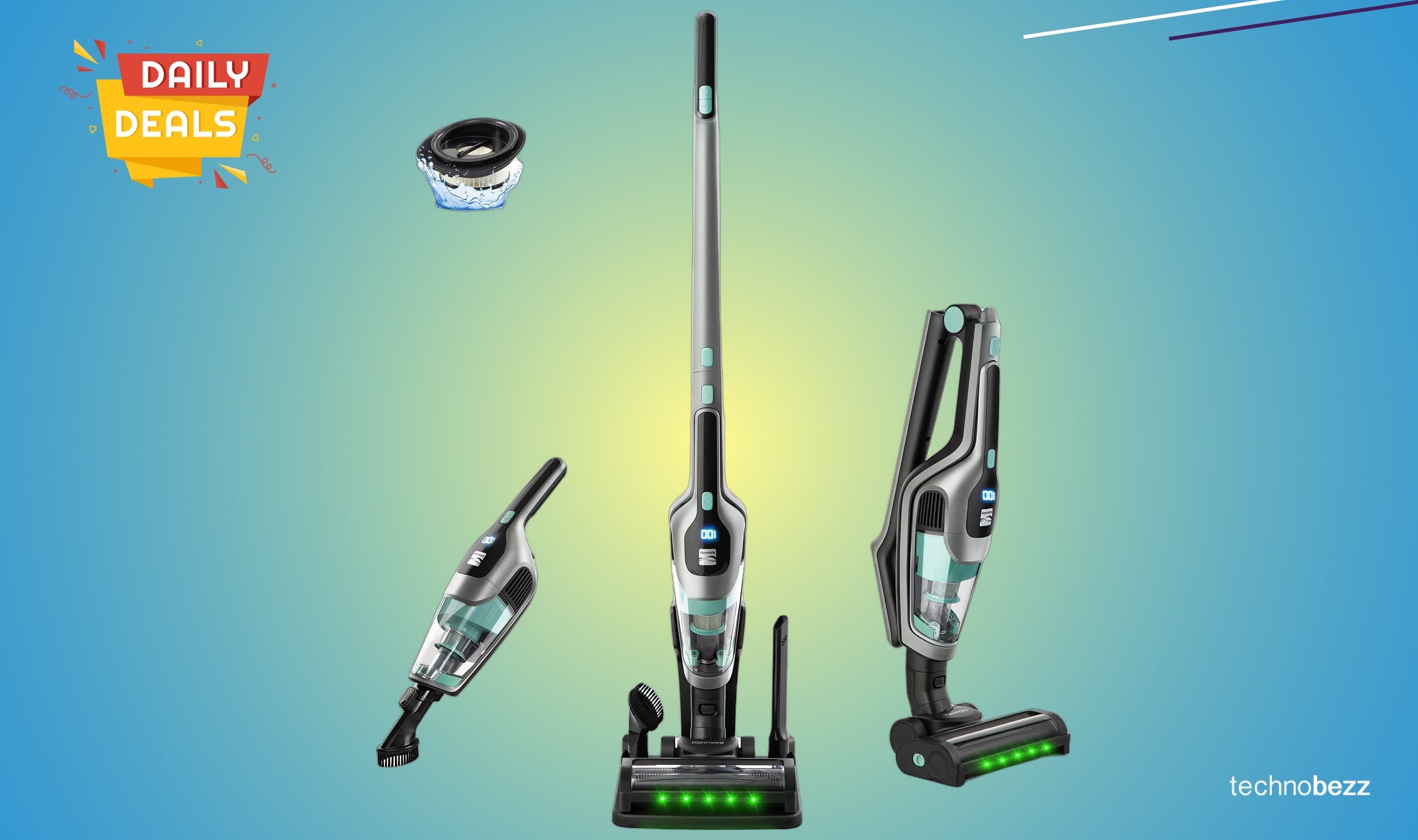 Kenmore 200 DS2010 Cordless Stick Vacuum drops to $129.99 on Amazon