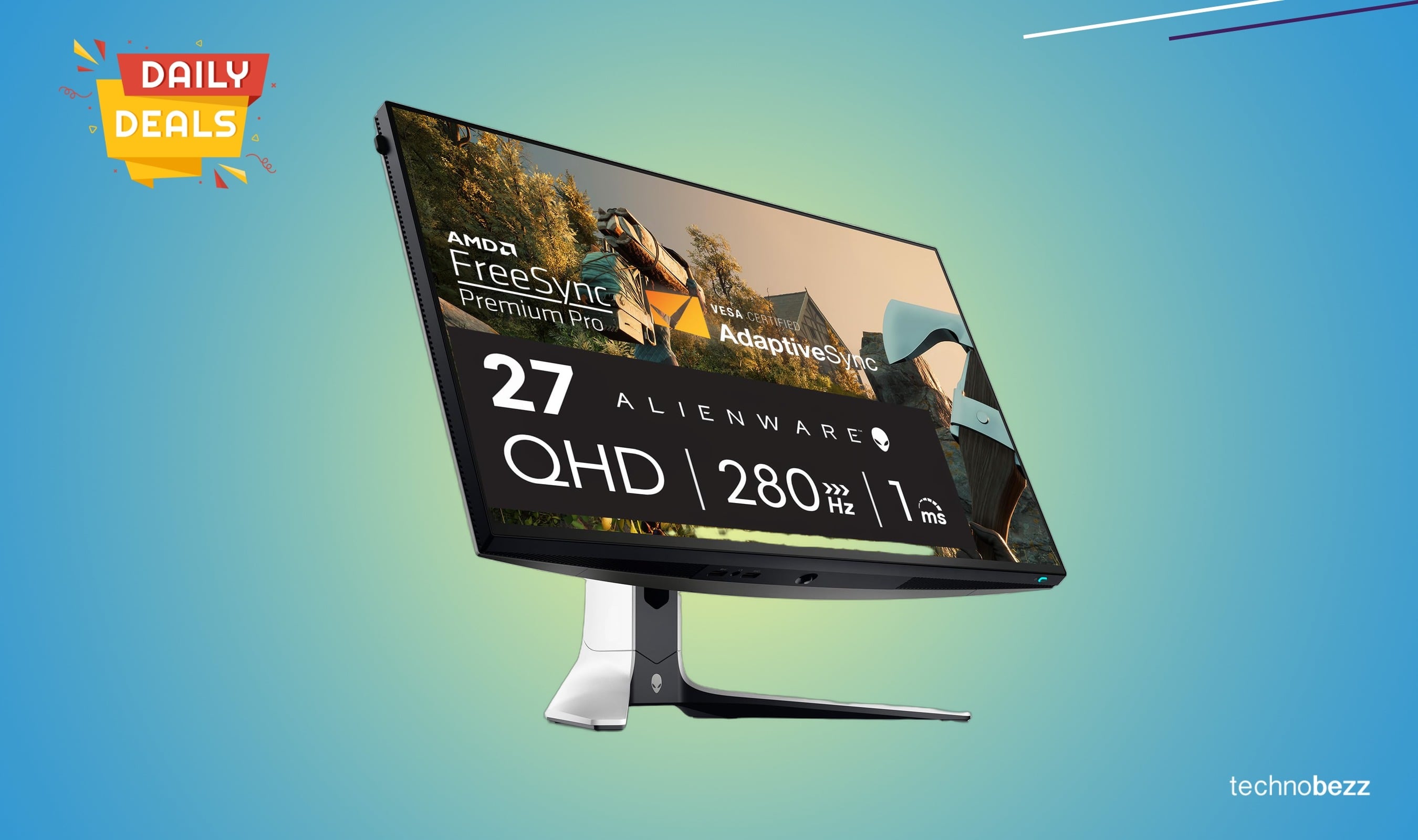 Alienware AW2723DF gaming monitor drops to $261.58
