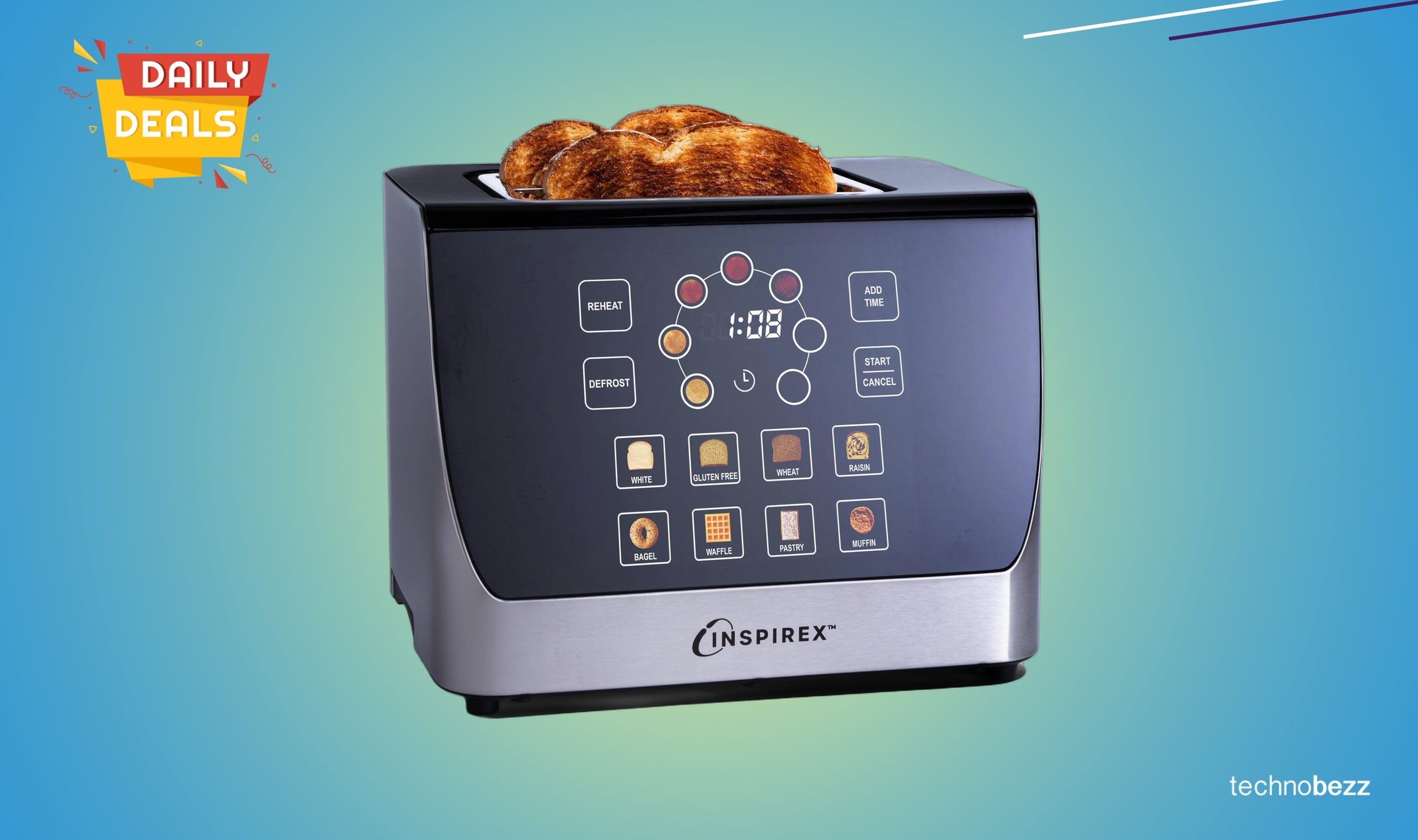 Inspirex Touch Screen Smart Toaster drops to $59.99