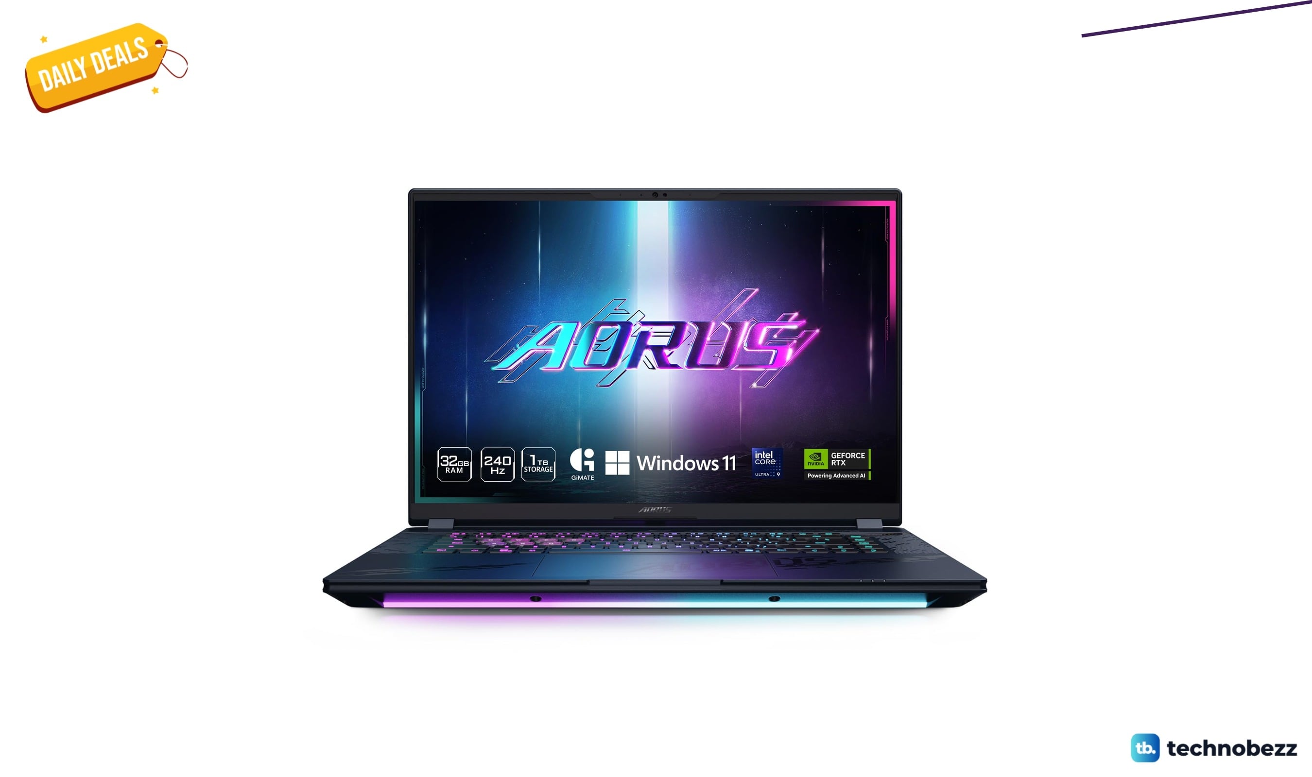 GIGABYTE AORUS MASTER 16 Gaming 240Hz 2560x1600 drops to $2199.99