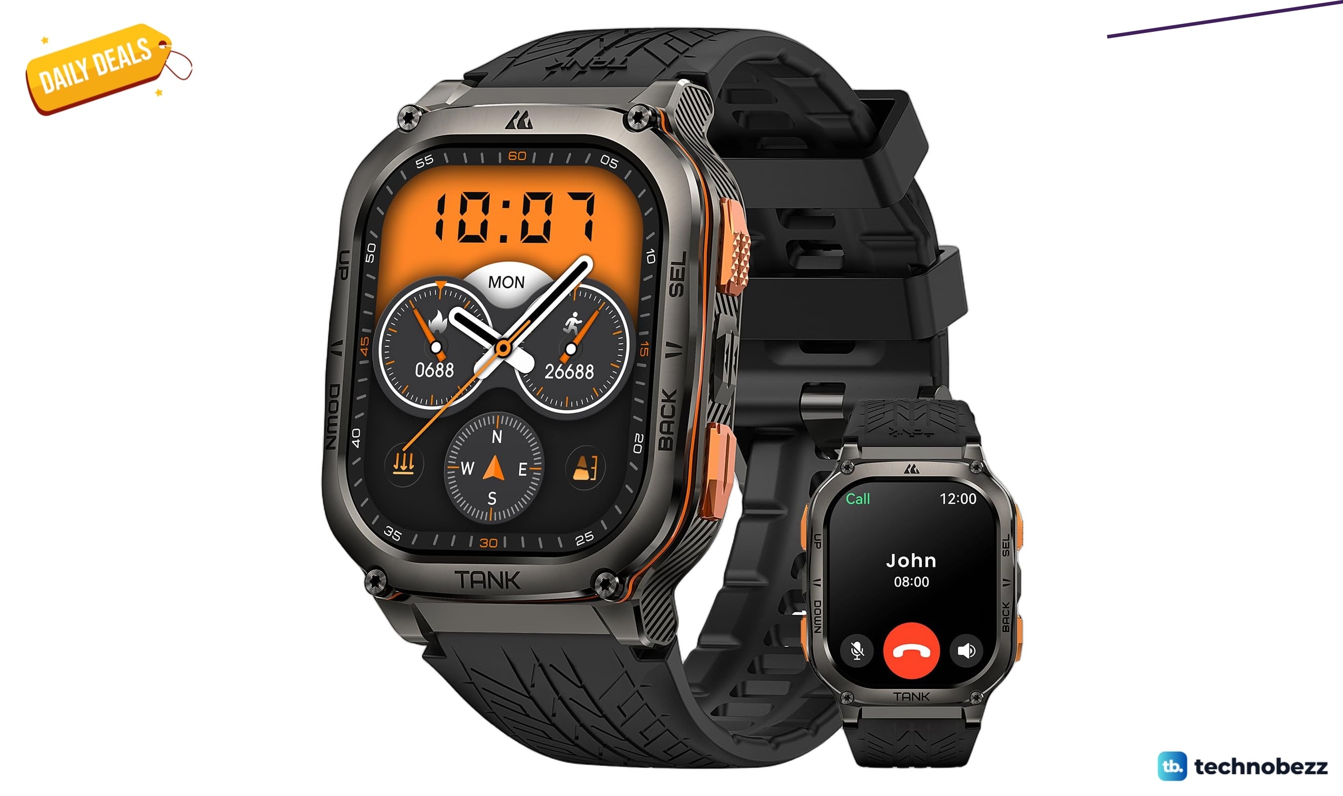 AMAZTIM Military Smart Watch drops to $129.99 with 32 percent off