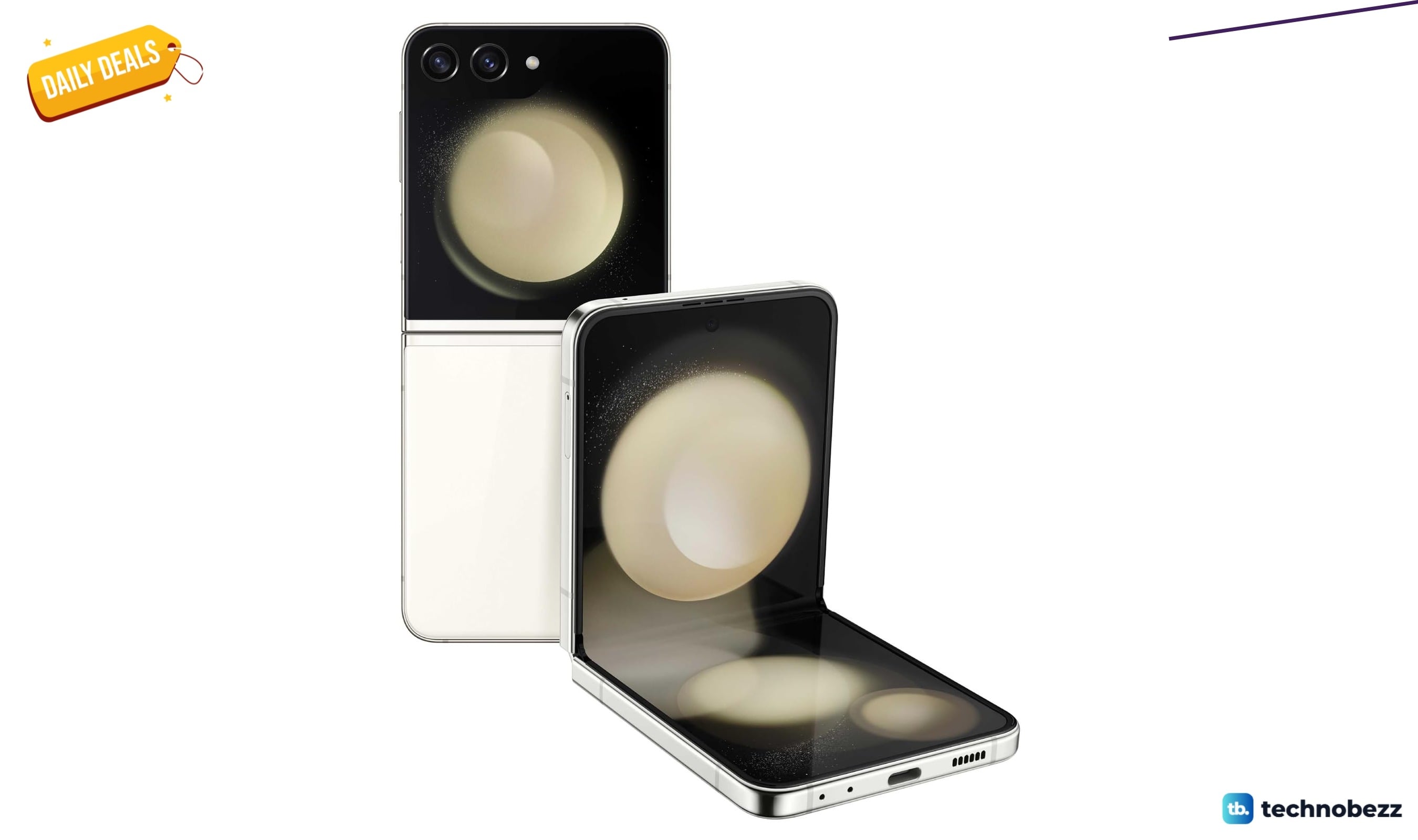 SAMSUNG Galaxy Z Flip5 AI Phone falls to $549.99