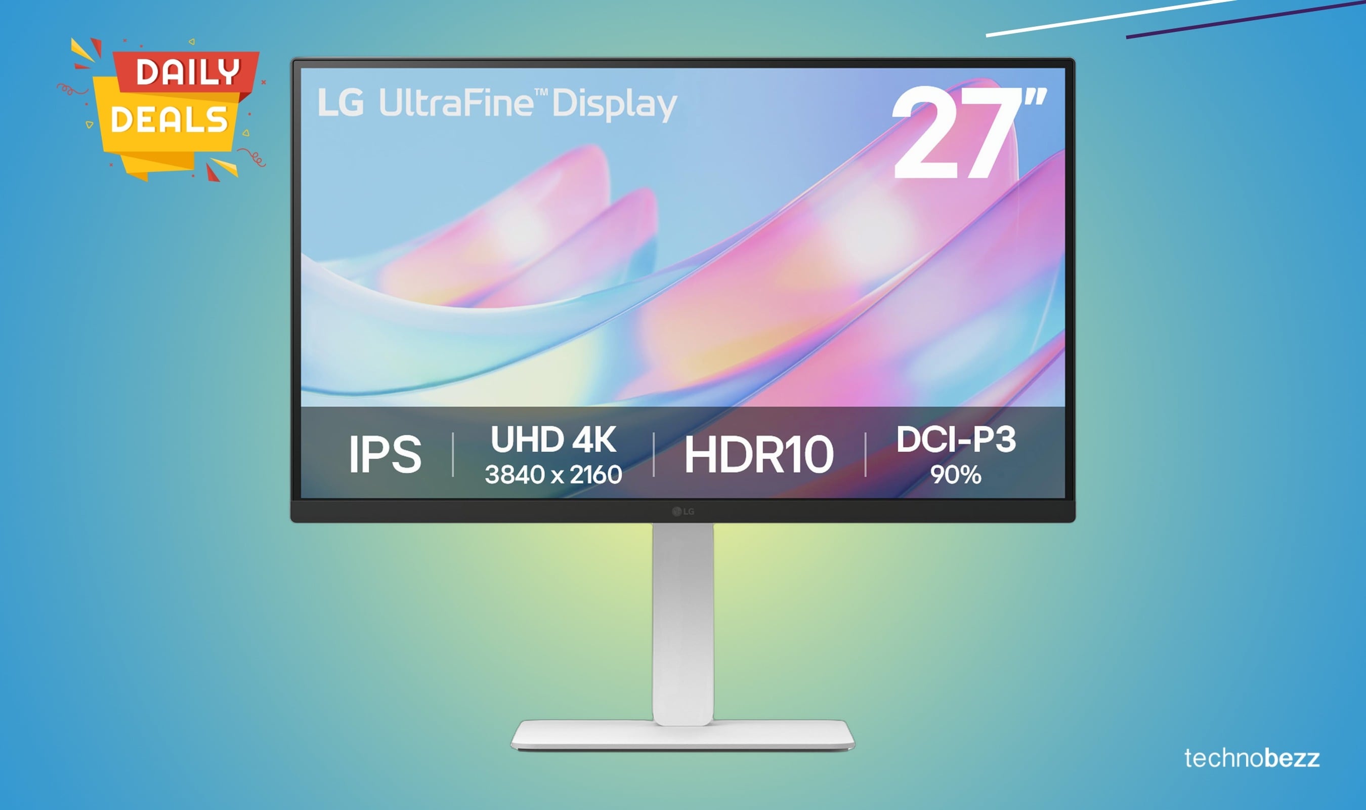 LG 27US550-W Ultrafine 4K UHD IPS Computer drops to $229.99