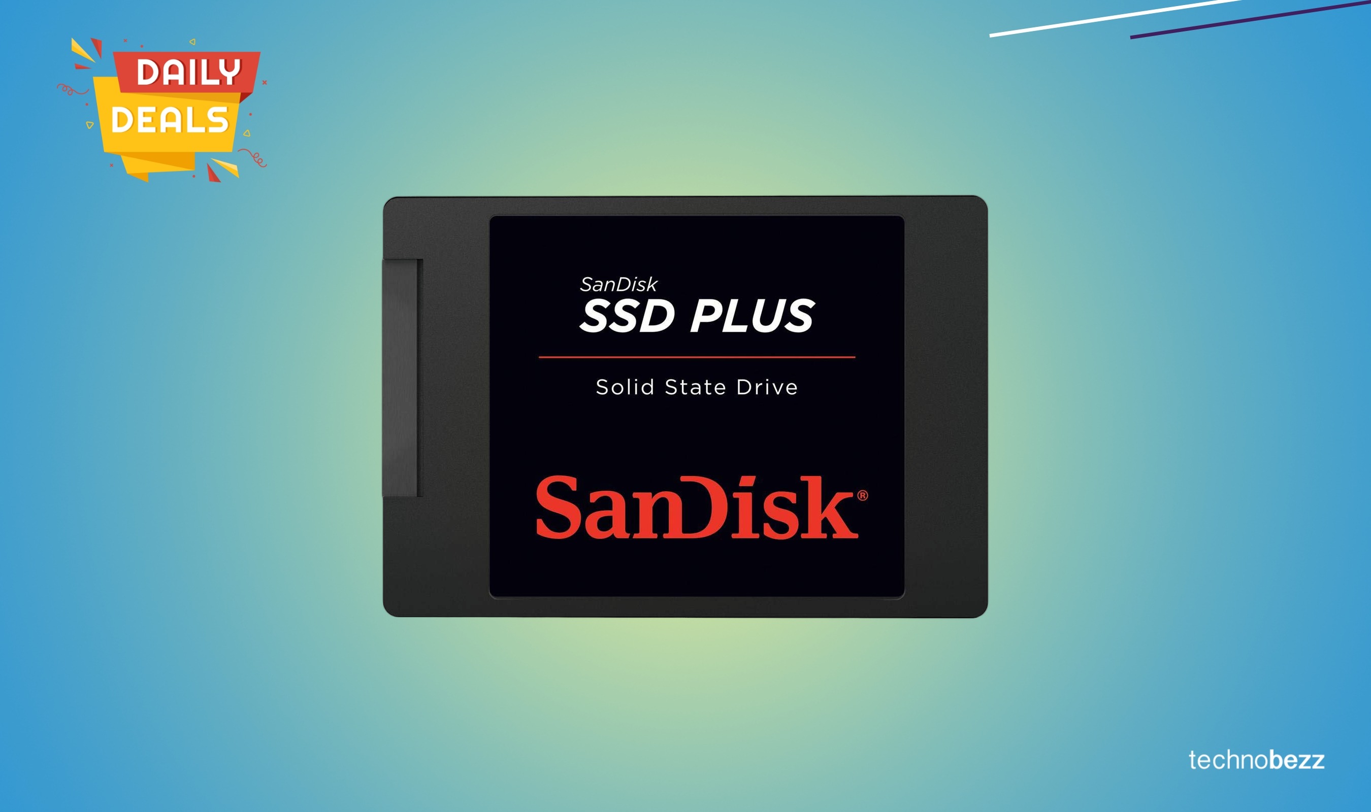 SanDisk SSD Plus 2TB Interno 2.5″ – Lettura 545MB/s, Scrittura 450MB/s, Avvio E Trasferimento Dati Veloce, Resistente A Urti