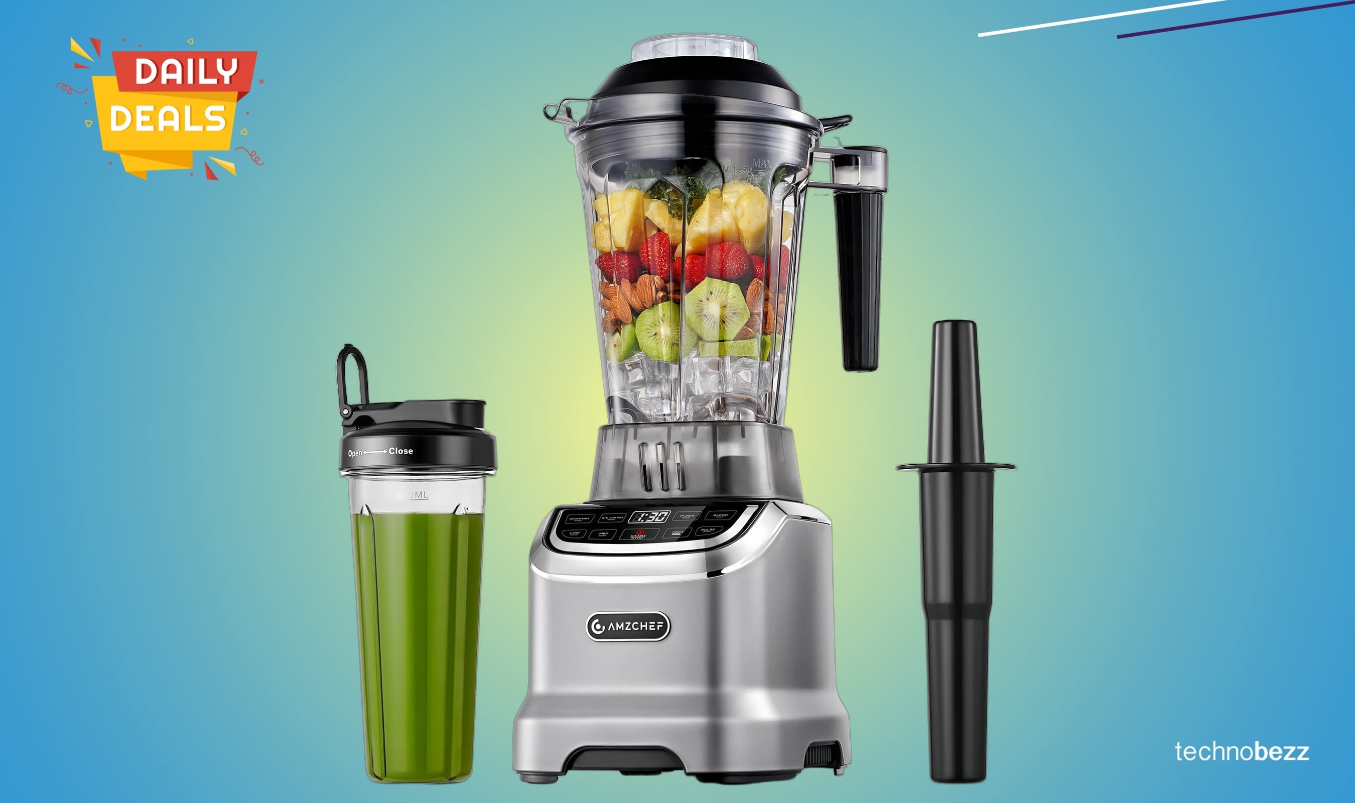 AMZCHEF Professional Blender drops to $63.98 on Amazon