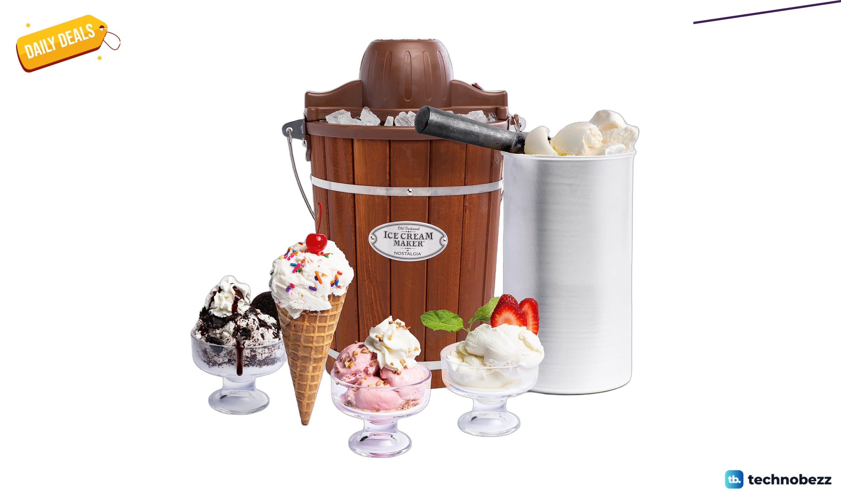 Nostalgia Electric Ice Cream Maker drops to $67.49 for summer season