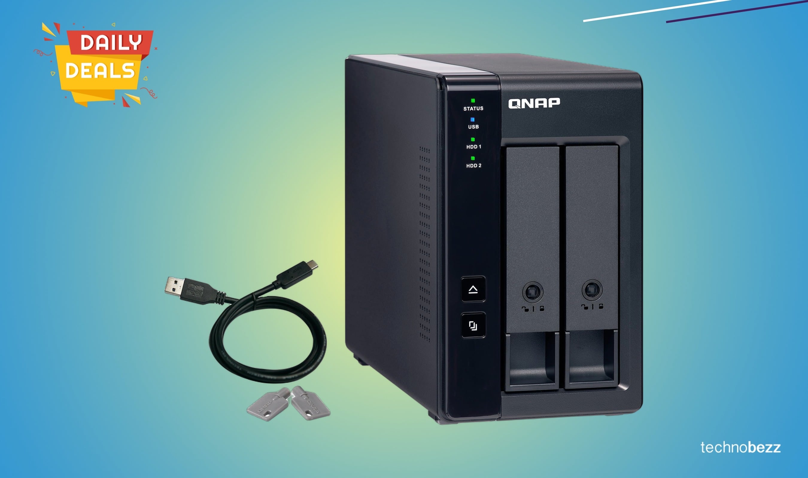 QNAP TR-002 2 Bay NAS Expansion drops to $141.19 on Amazon