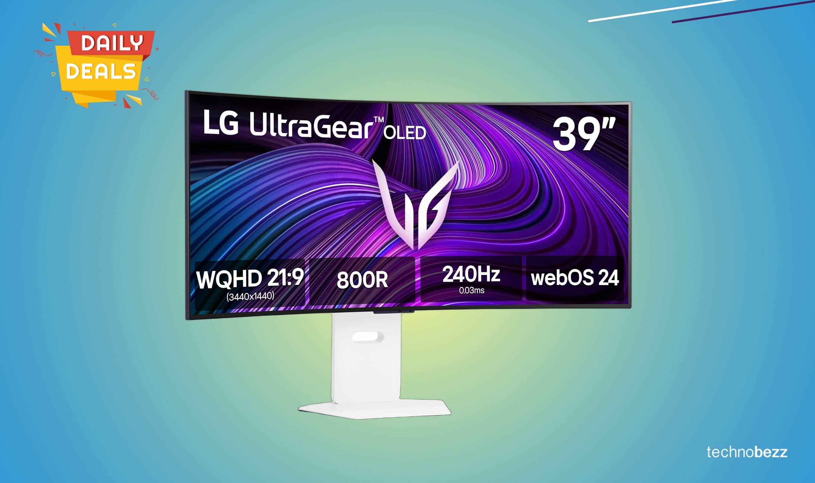 LG 39-inch Ultragear OLED gaming monitor drops to $999.99