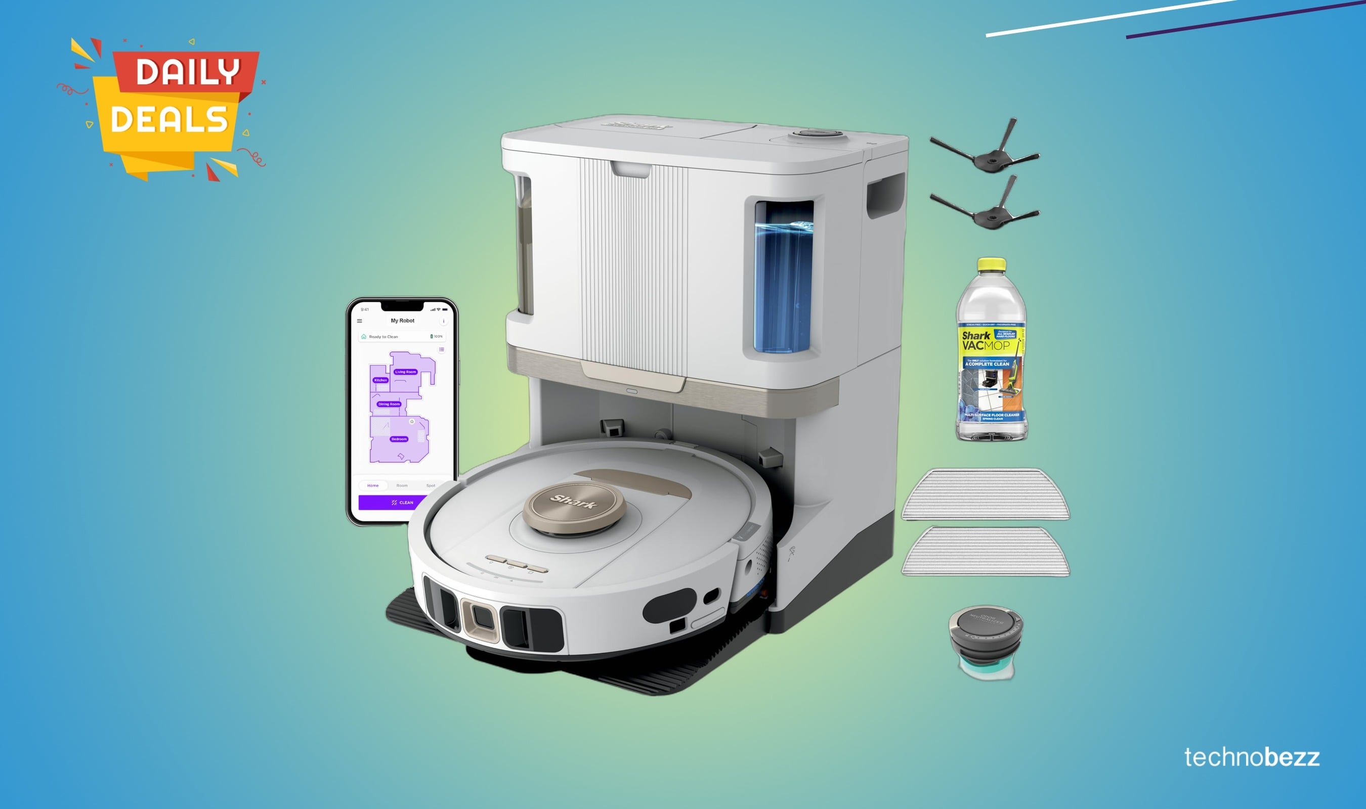 Shark Stratos 2-in-1 Robot Vacuum & Mop drops to $449.99