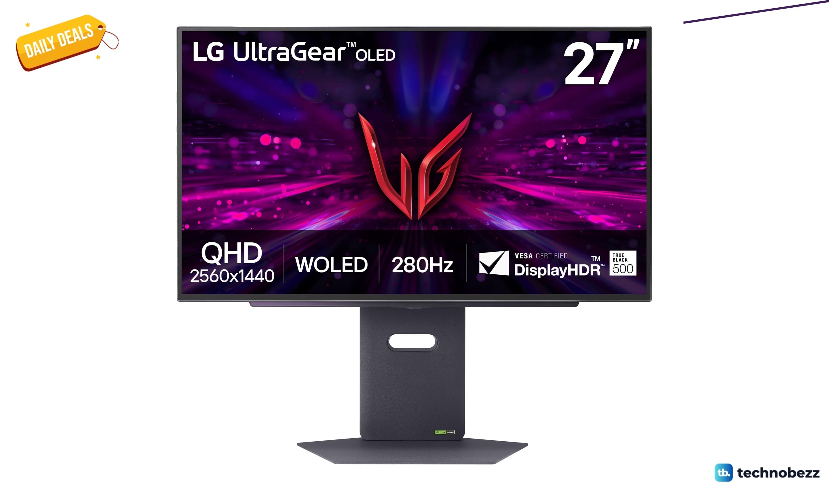 LG 27GX700A-B Ultragear QHD OLED Gaming Monitor hits new low at $399.99
