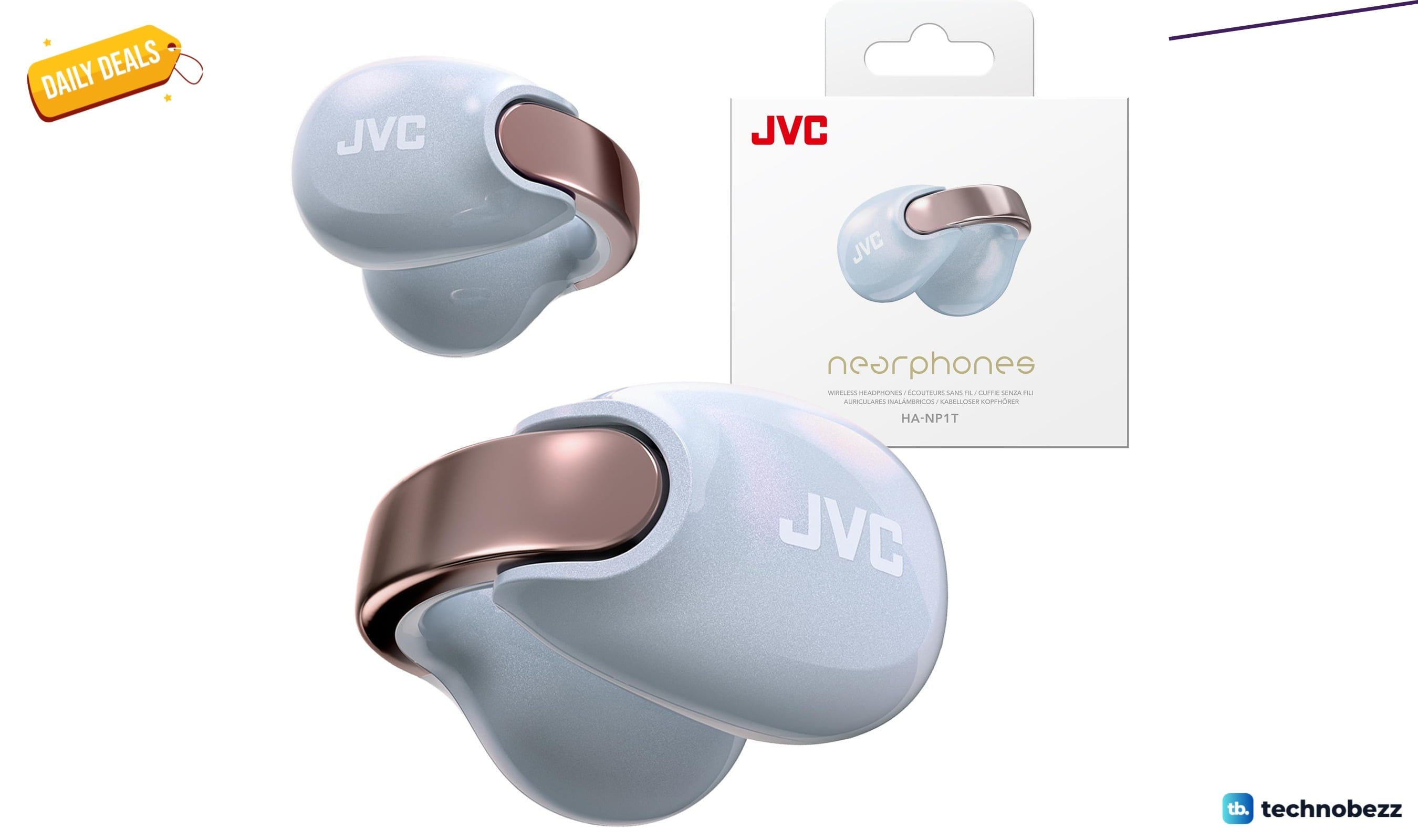 JVC Nearphones Pearl Earcuff True Wireless drops to $105.67 on Amazon