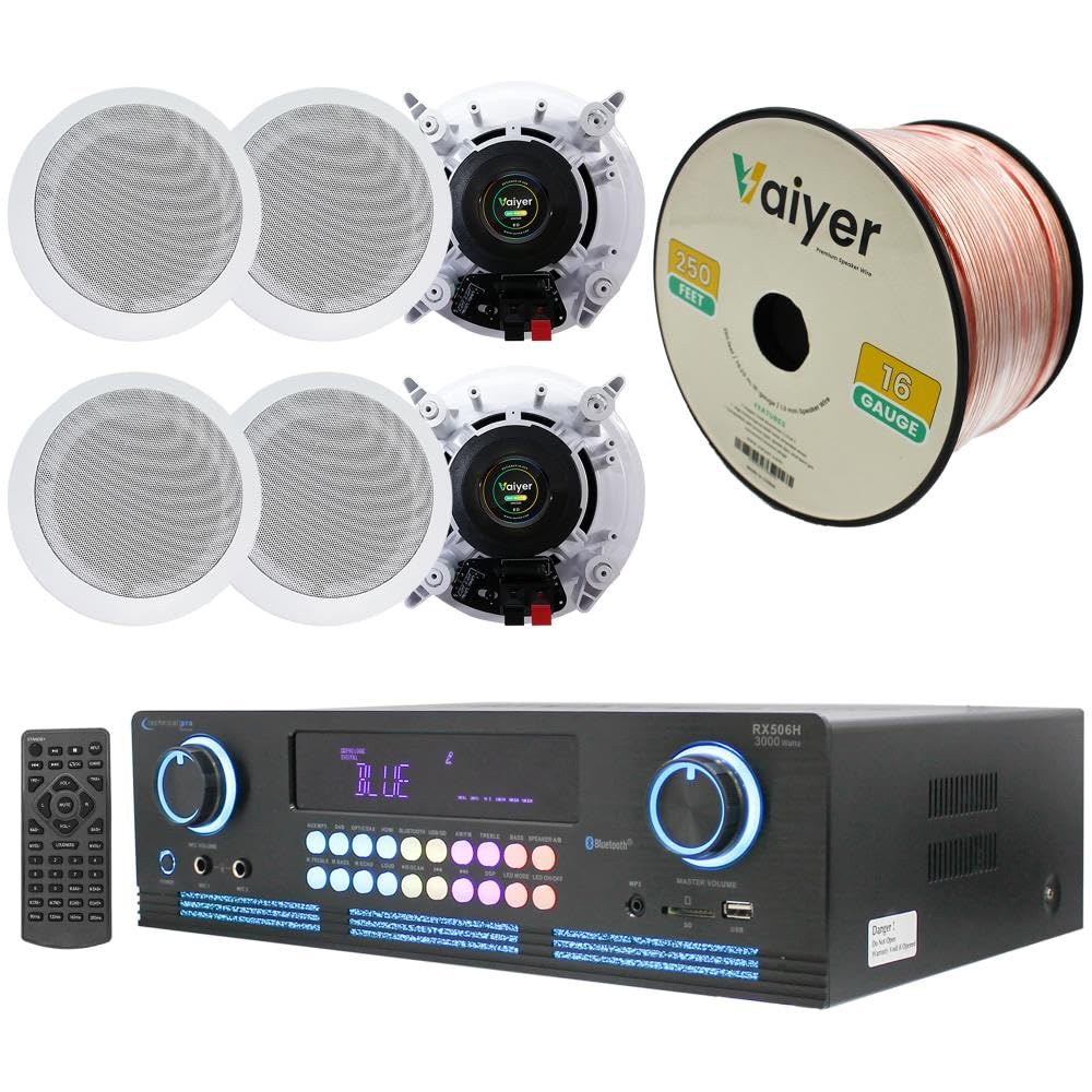 Home Theater System Kit 2000 Watts Bluetooth