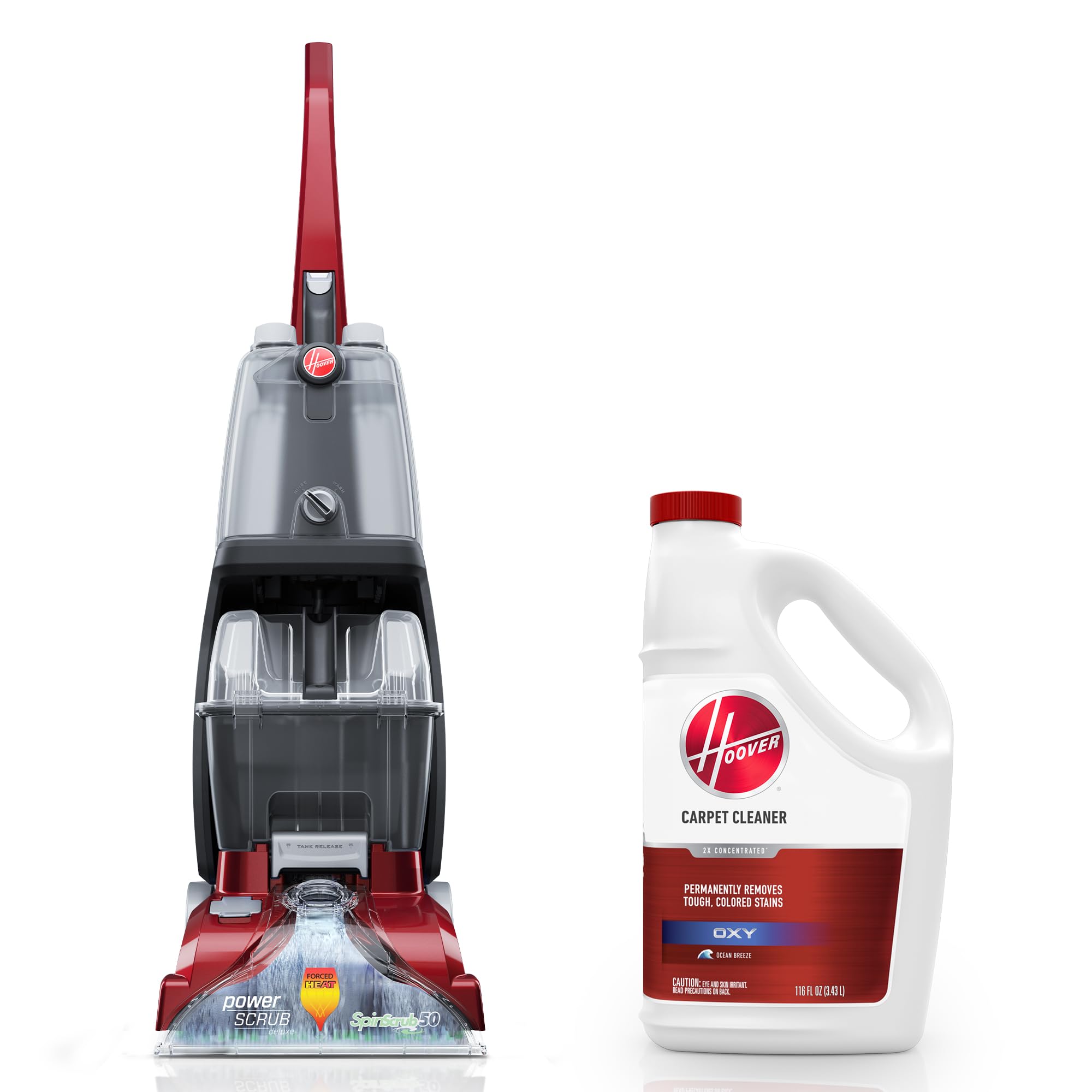 Hoover PowerScrub Deluxe Carpet Cleaner Machine, Upright