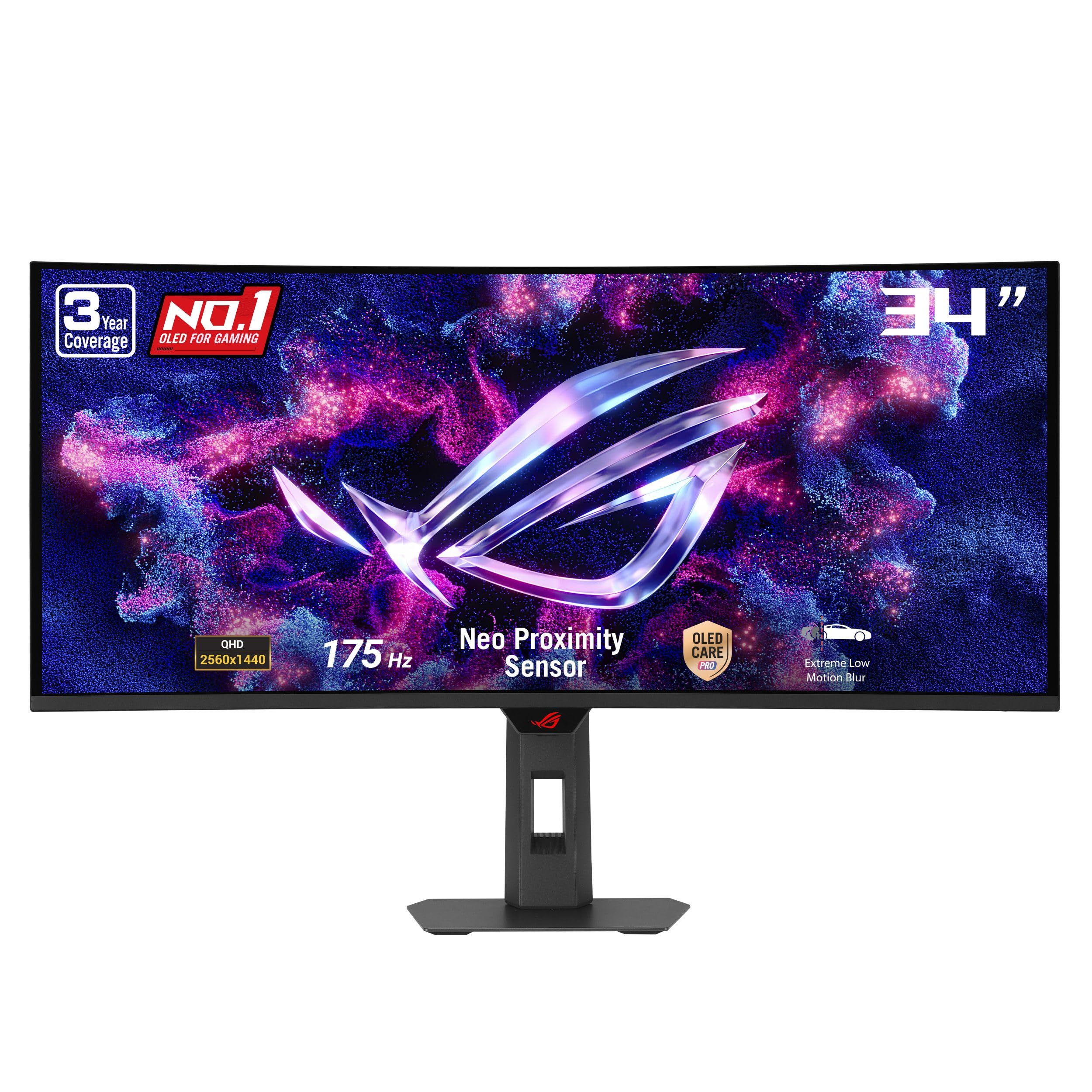 ASUS ROG XG34WCDG 1440p Ultrawide OLED G-SYNC Monitor