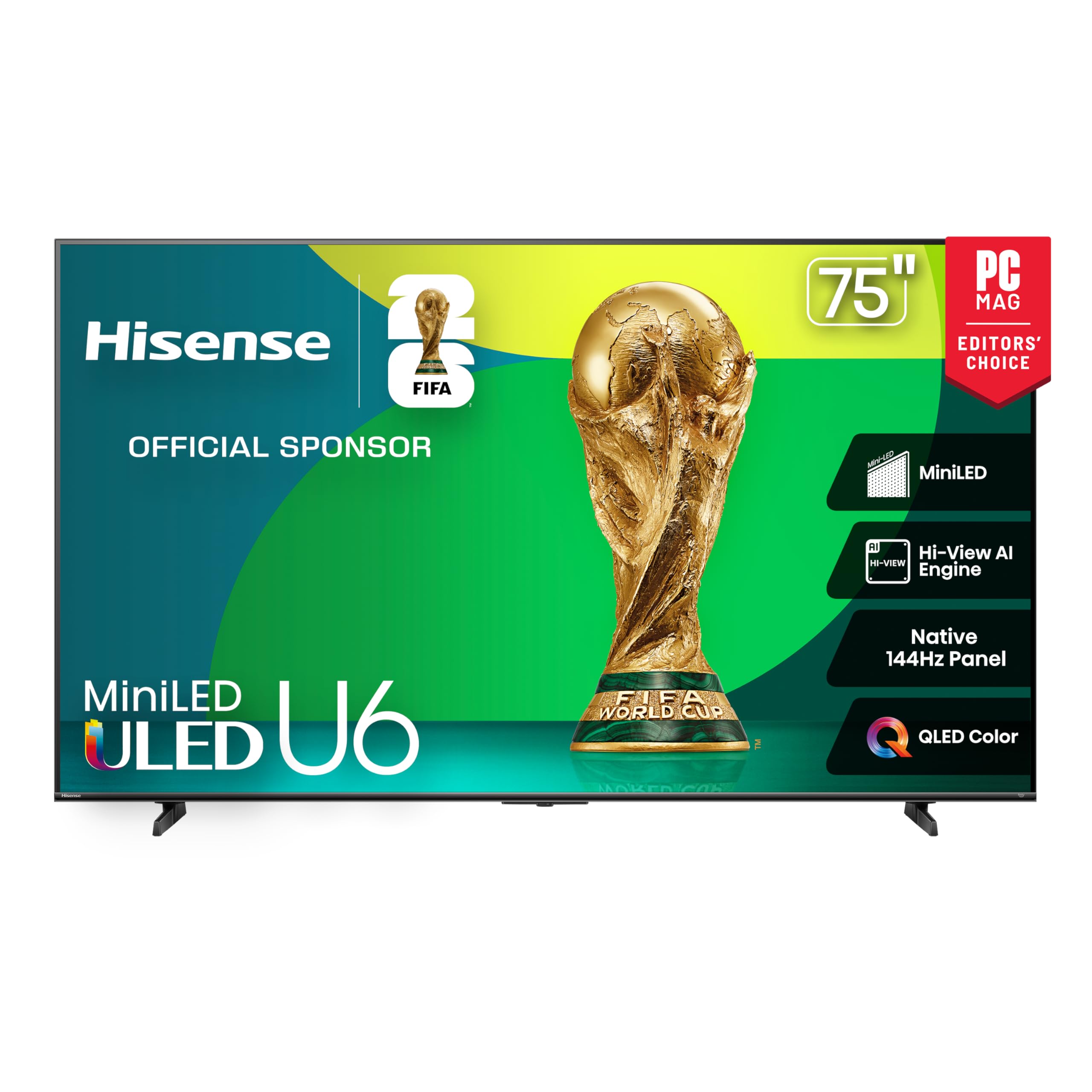 Hisense 75" Class U6 Mini-LED 4K UHD