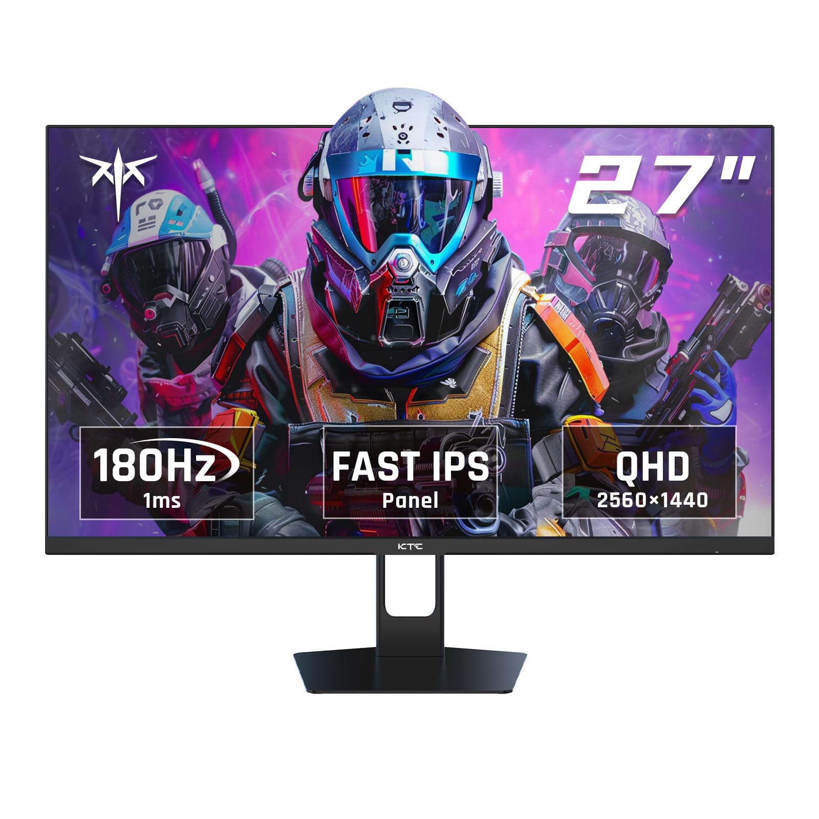 KTC 27 QHD Gaming Monitor, 180Hz 1ms