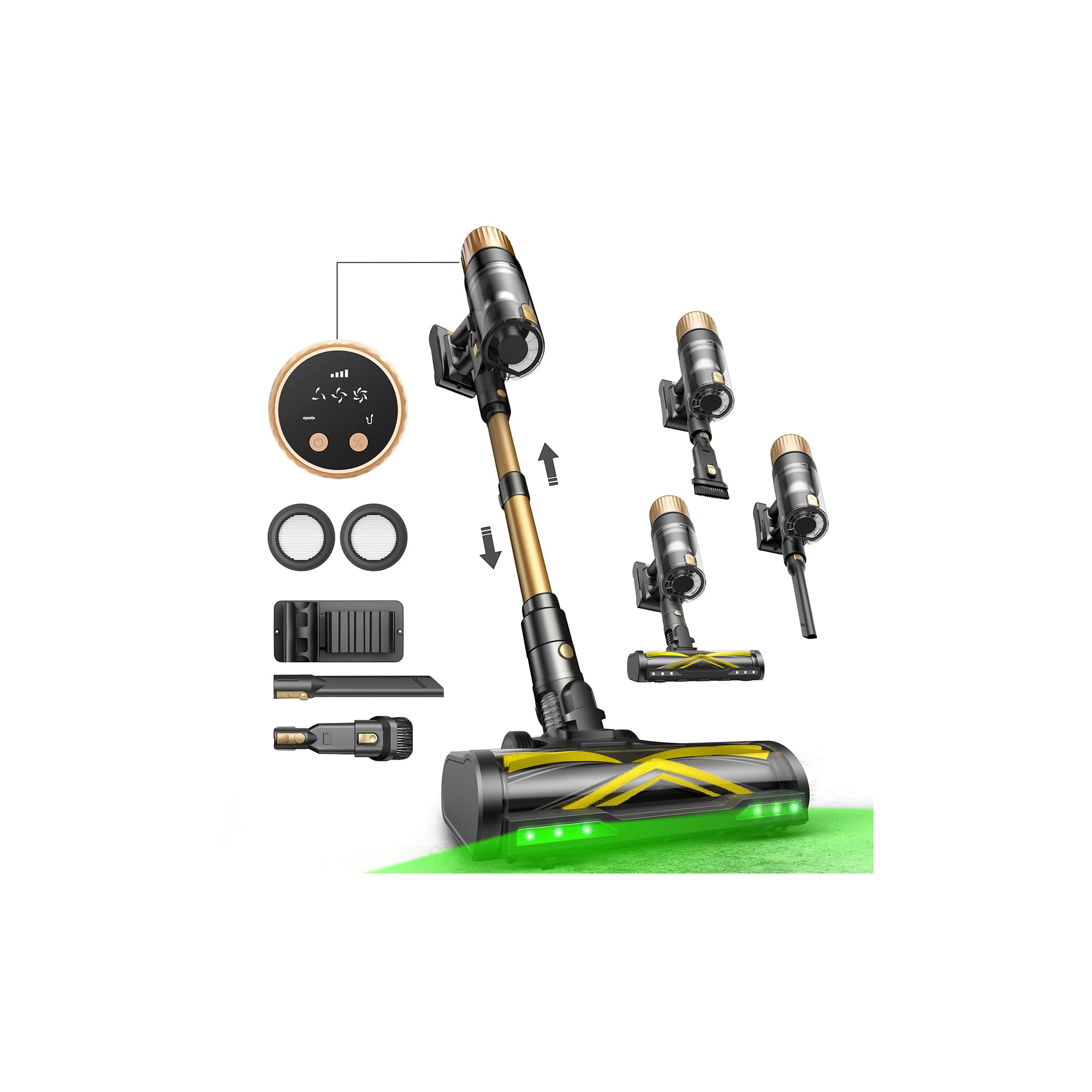 Ultenic Cordless Vacuum Cleaner, 600W 60KPA 65Mins