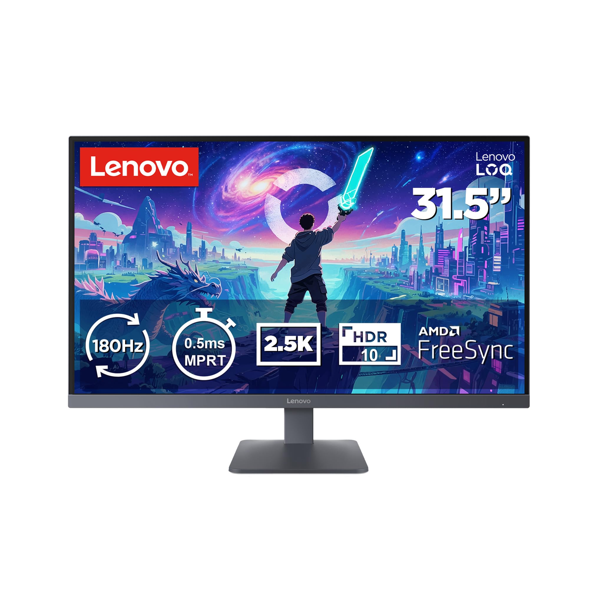 Lenovo Legion LOQ 32Q-10 Gaming Monitor, 31.5"