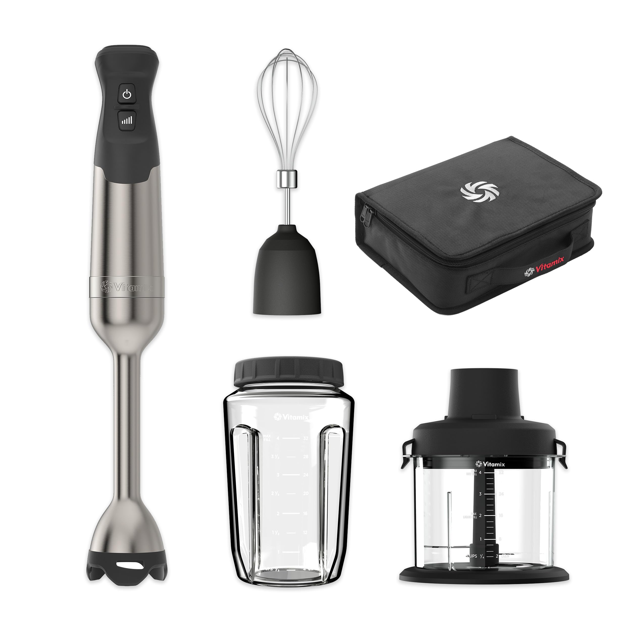 Vitamix 5-Speed Immersion Blender 5-Piece Bundle, 625-Watt