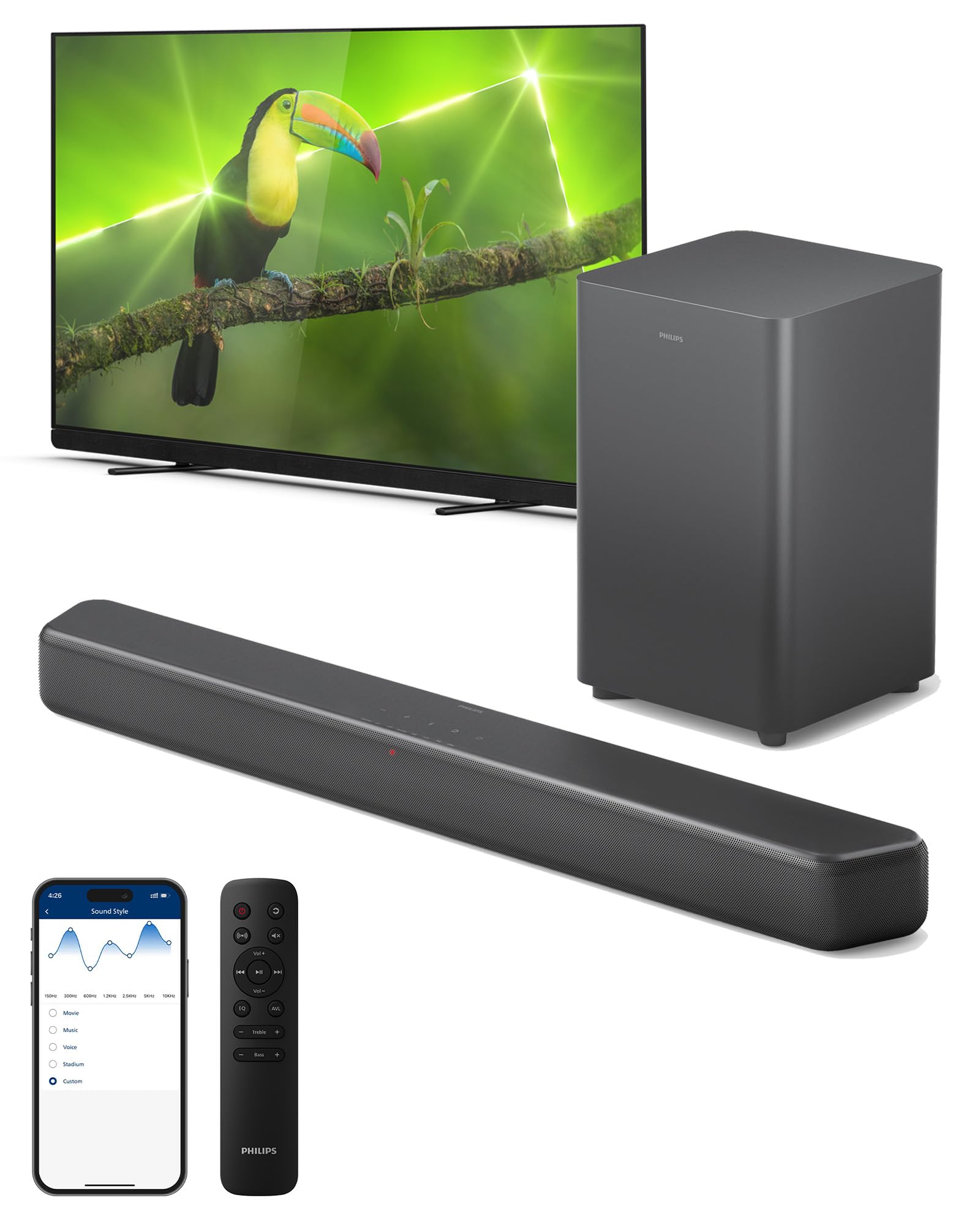 Philips B5309 2.1 Channel Soundbar