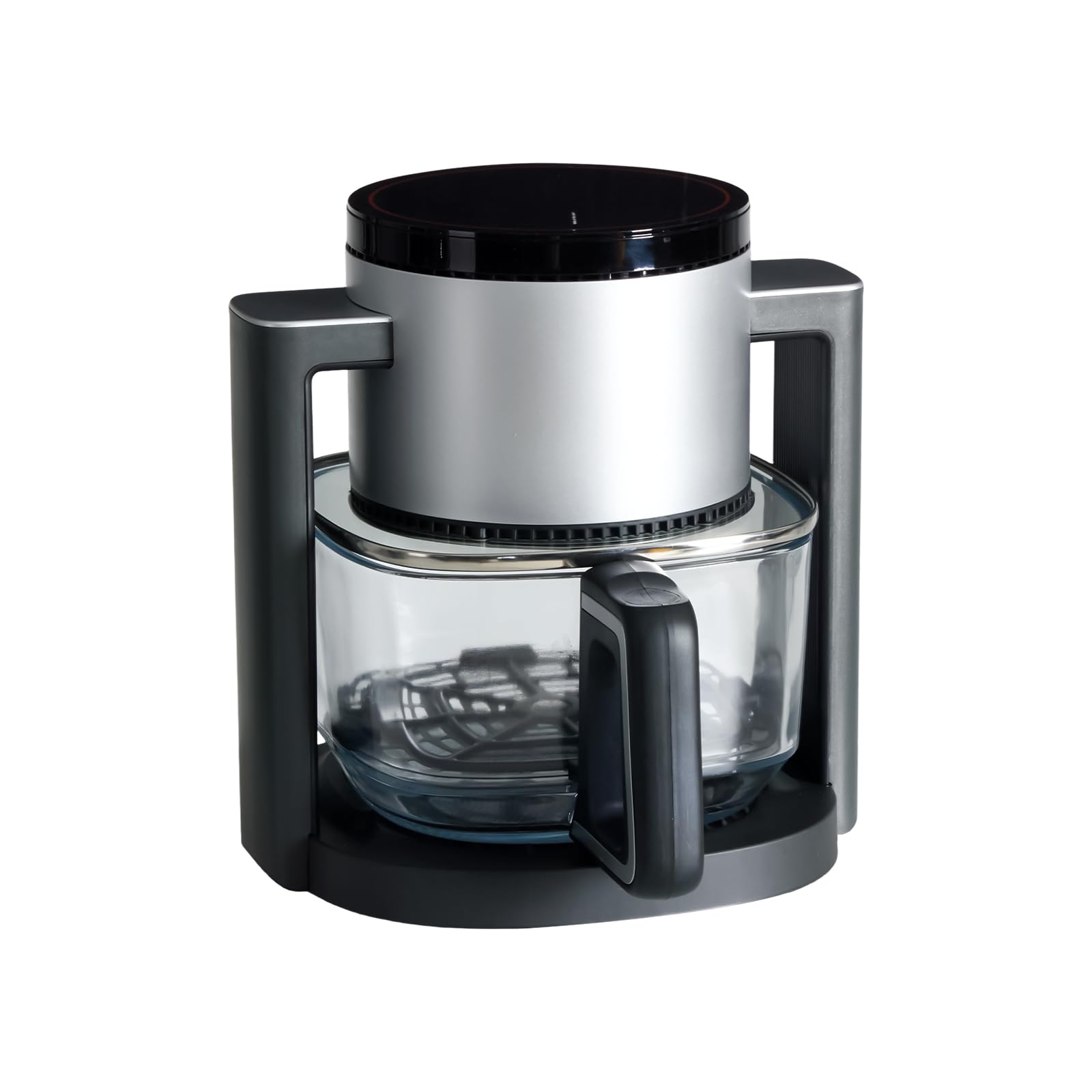 NEWBULIG 4.7Qt Glass Air Fryer, 10 in