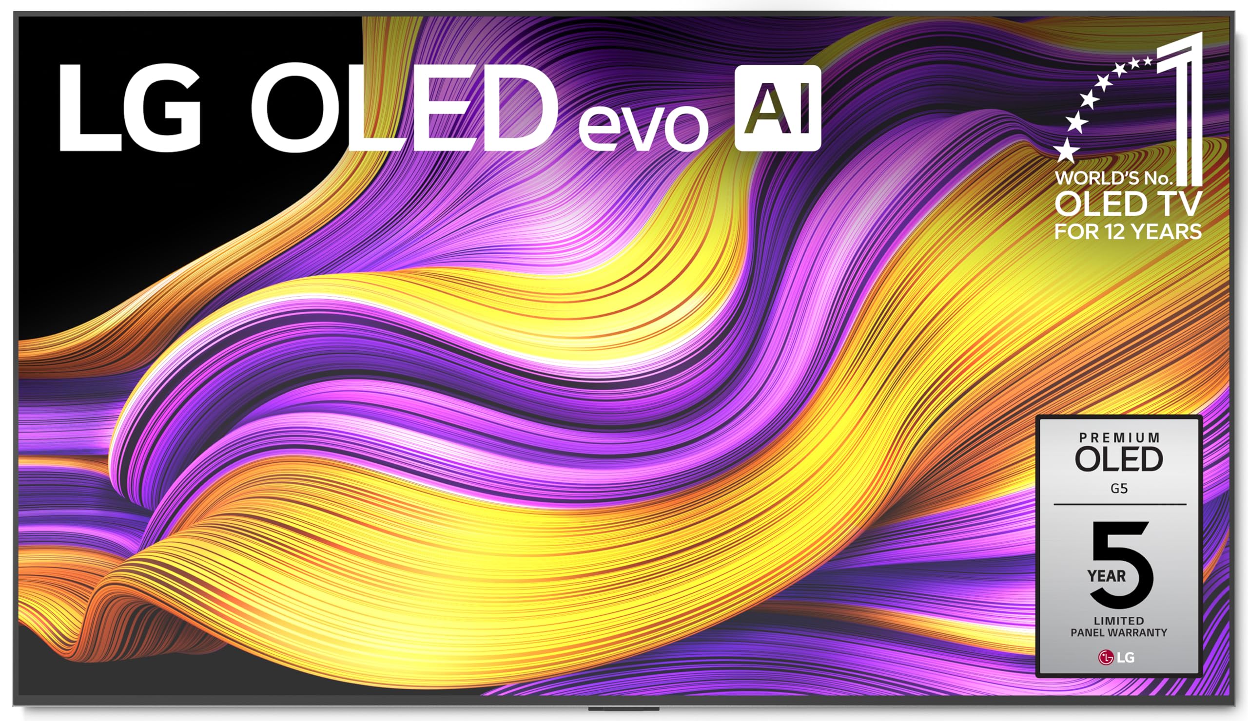 LG 65-inch OLED evo AI 4K G5 TV